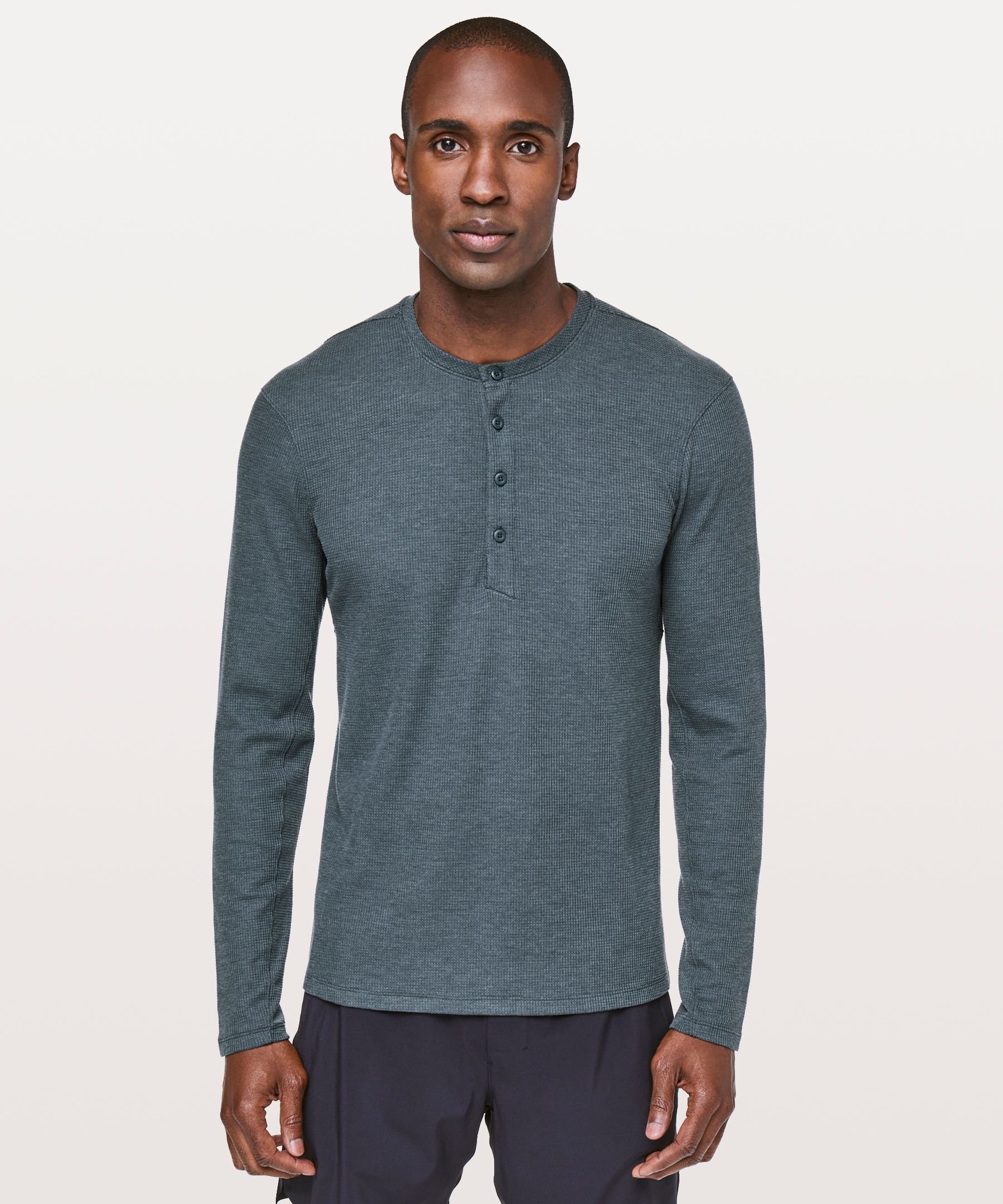 lululemon men's long sleeve henley