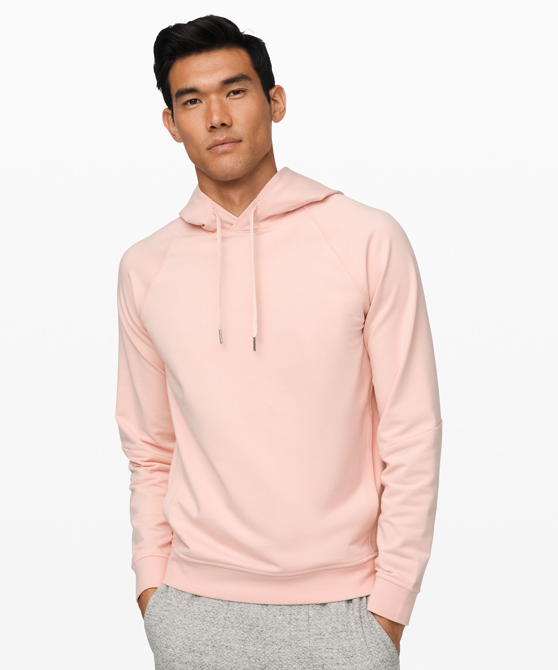 Lululemon City Sweat Pullover Hoodie French Terry In Orange