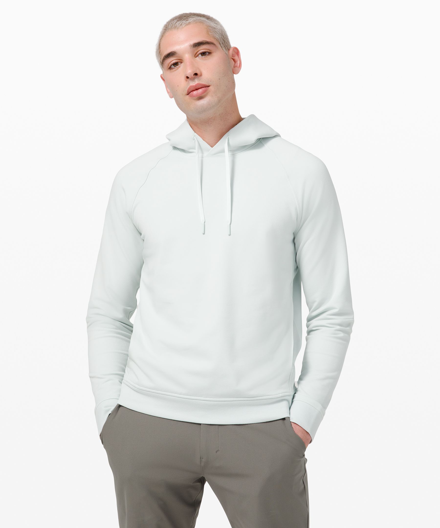 Lululemon City Sweat Pullover Hoodie French Terry In Green