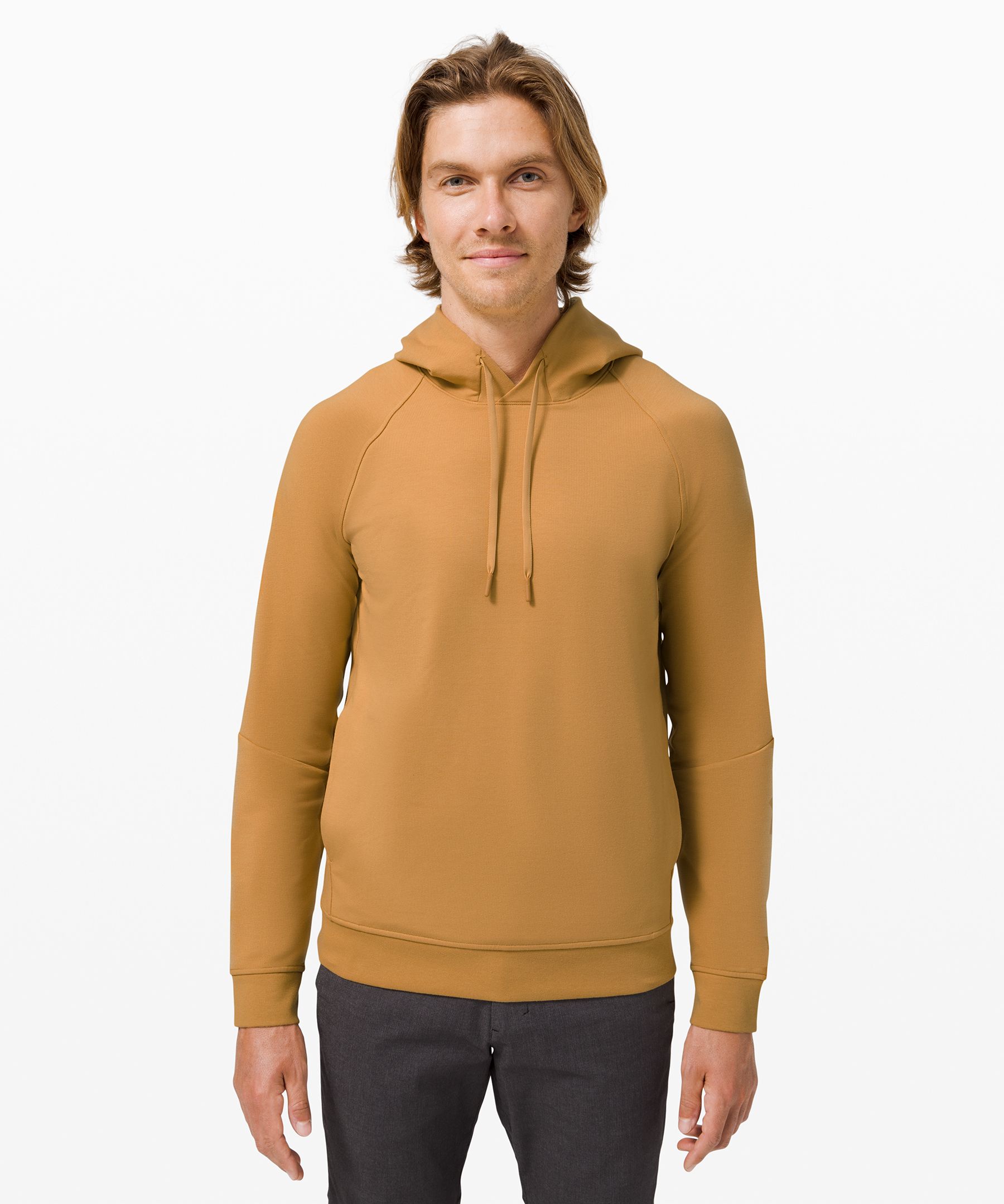 Lululemon City Sweat Pullover Hoodie *french Terry In Yellow