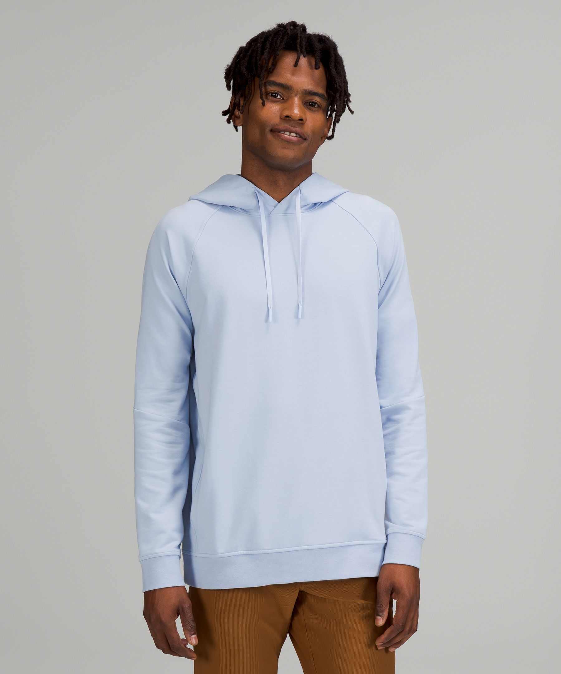 Lululemon City Sweat Pullover Hoodie In Blue Linen