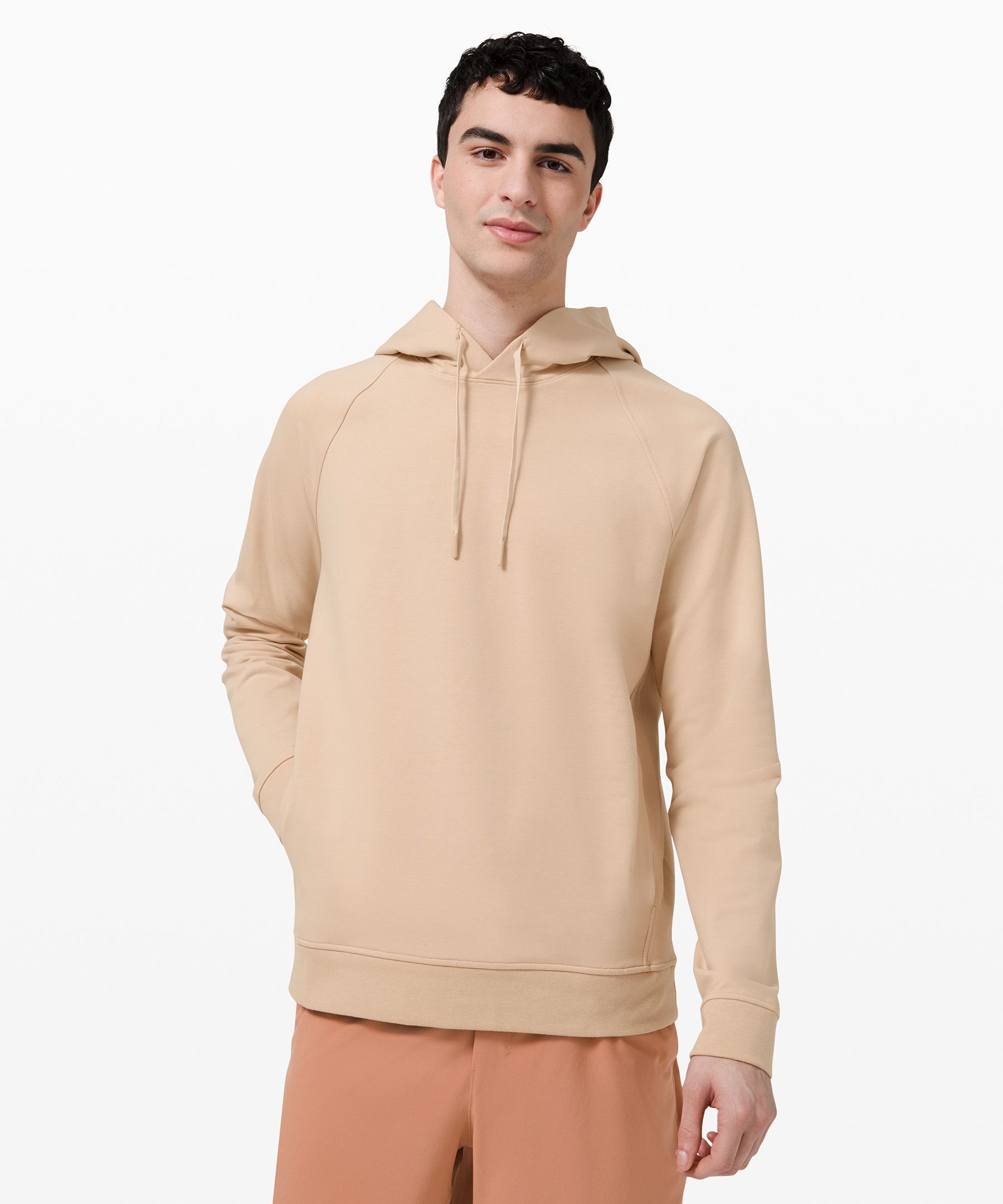 Lululemon City Sweat Pullover Hoodie French Terry In Brown