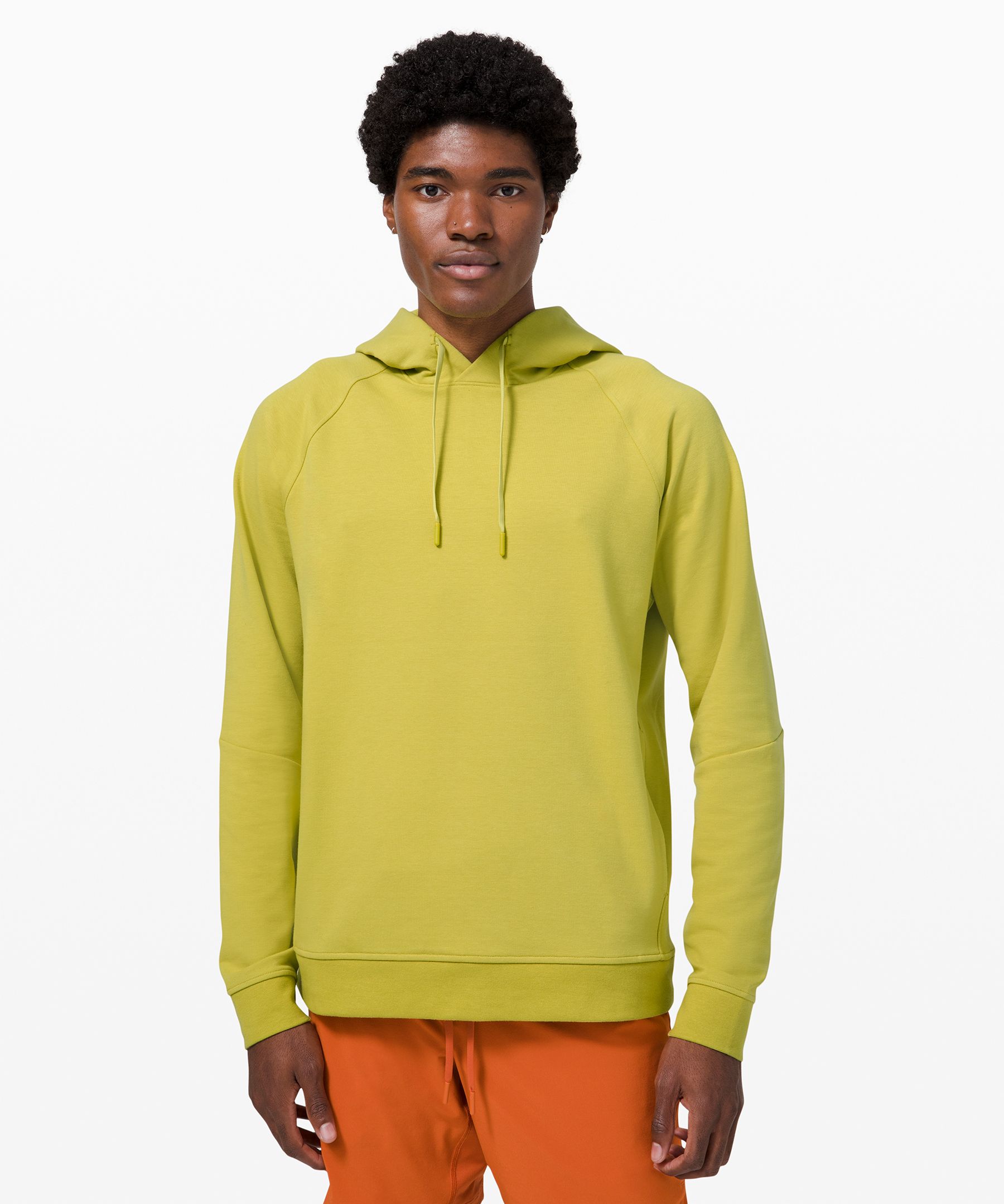 Lululemon City Sweat Pullover Hoodie French Terry In Yellow