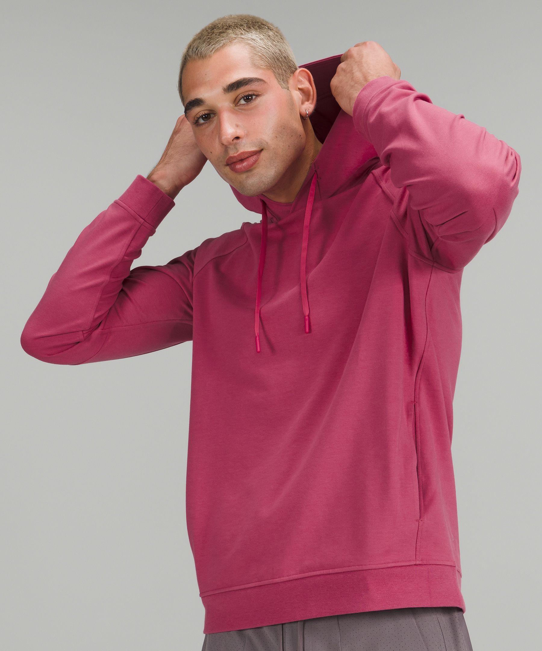 Lululemon City Sweat Pullover Hoodie In Pink Lychee