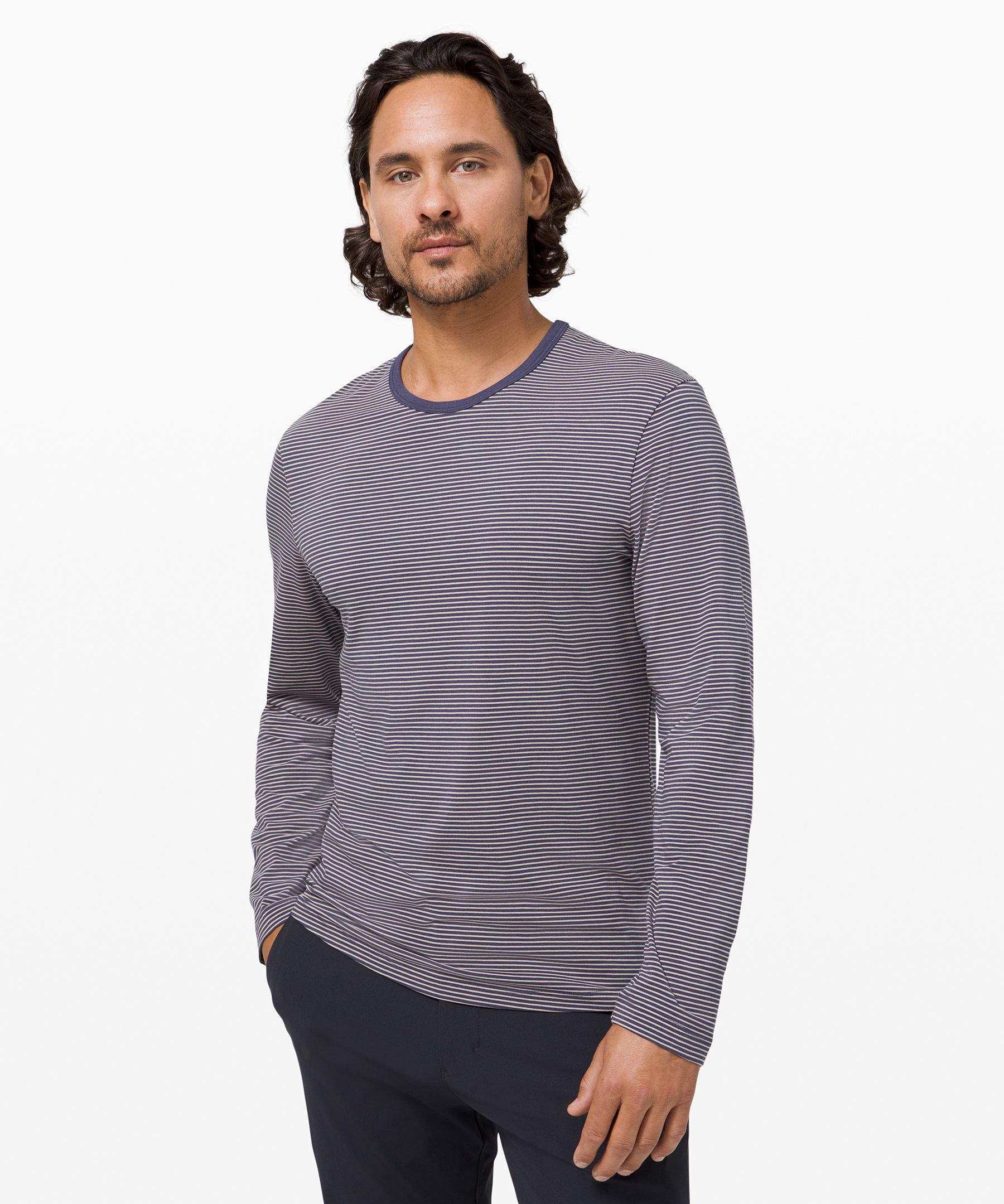 Lululemon 5 Year Basic Long Sleeve In Navy