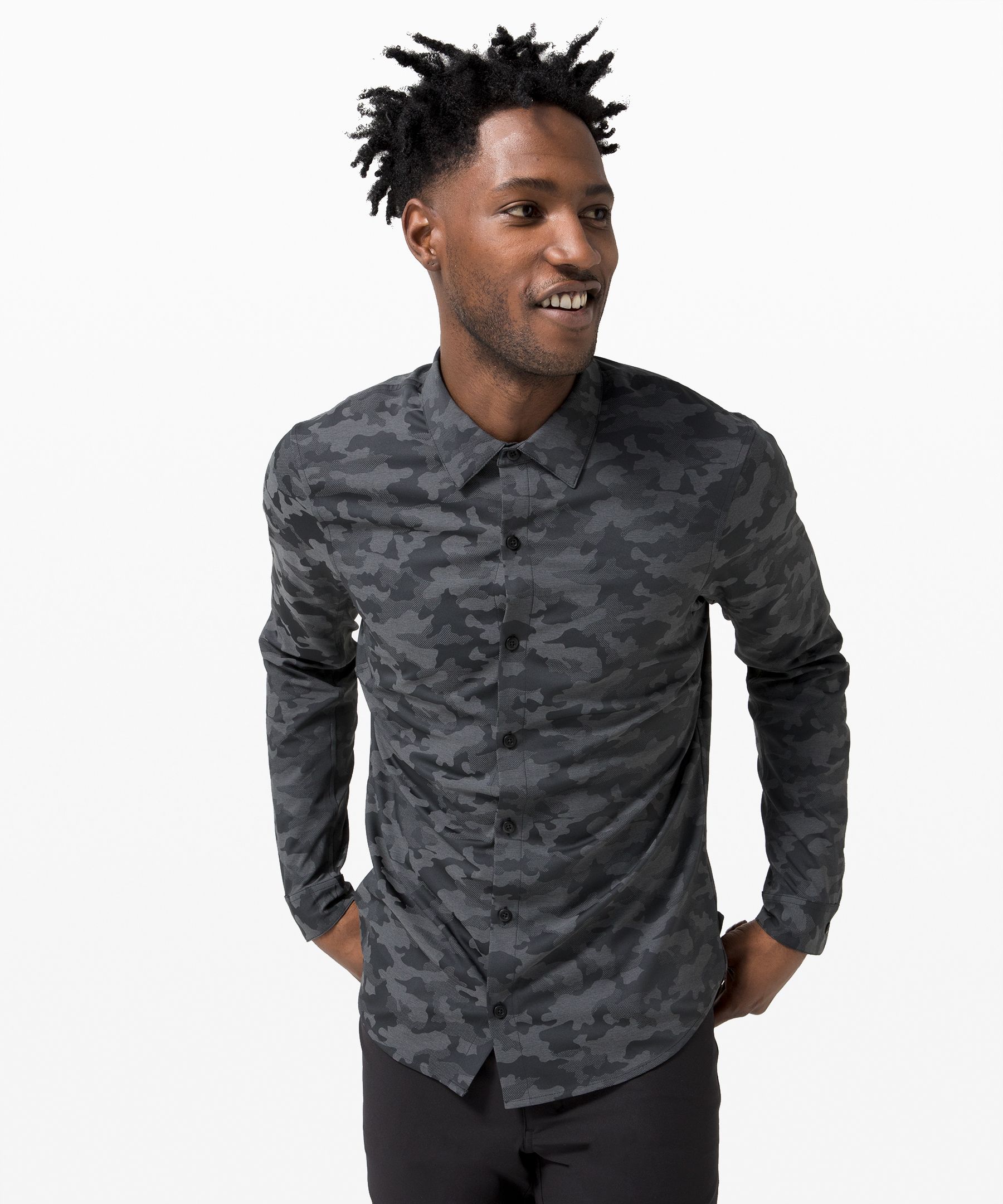 lululemon mens camo shirt