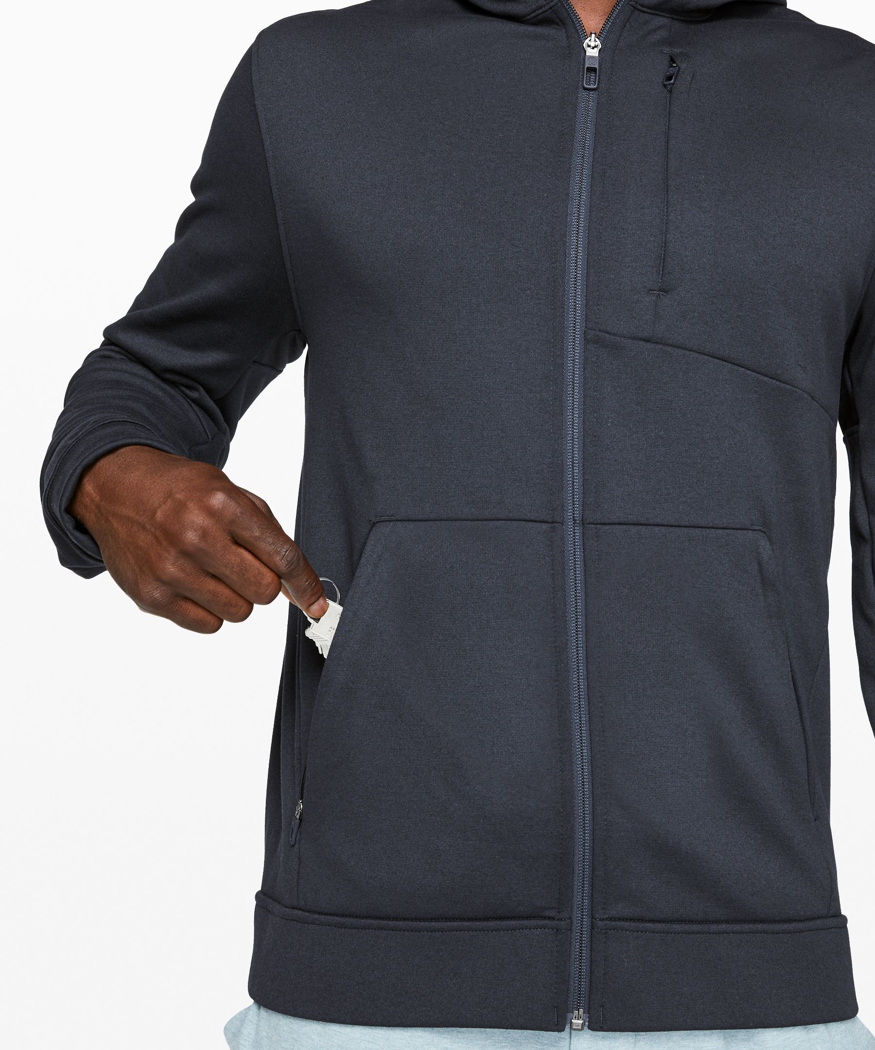 city sweat zip hoodie thermo