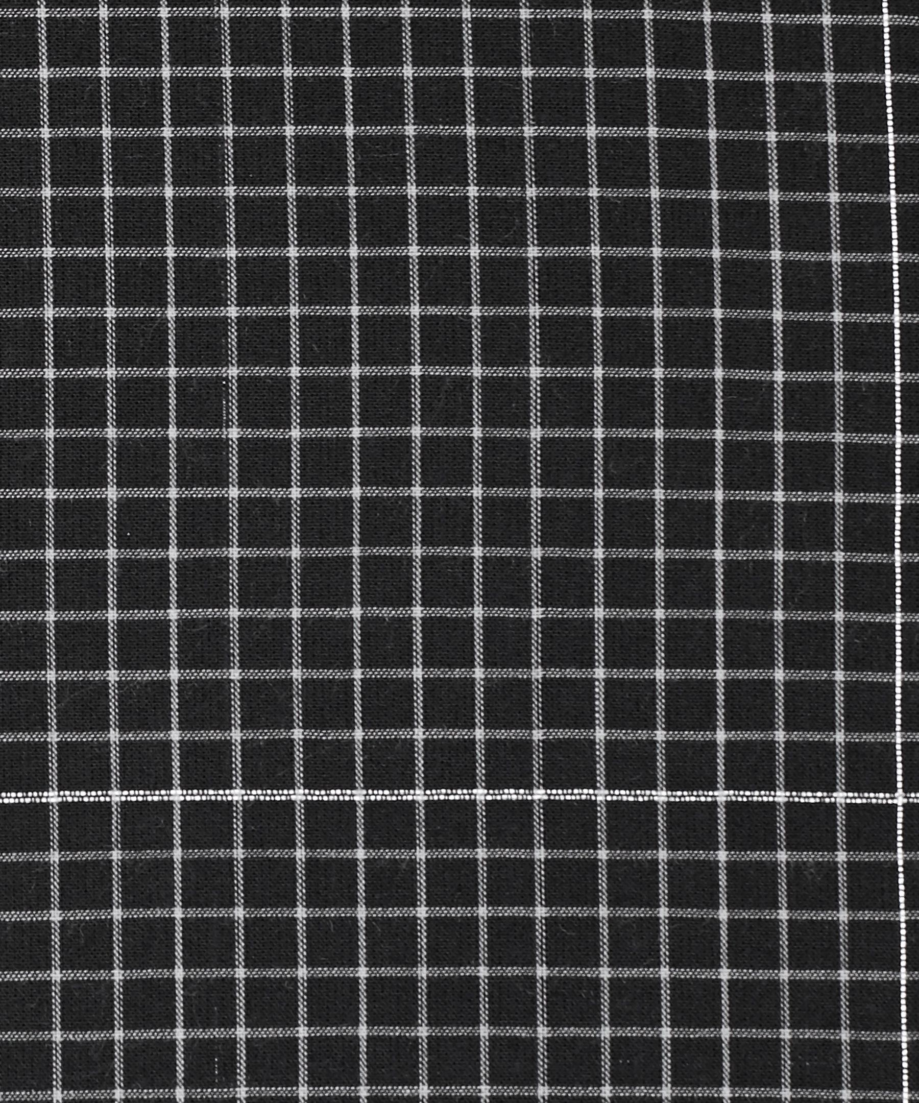 Black/Sea Salt Grid Light Short Sleeve Shirt