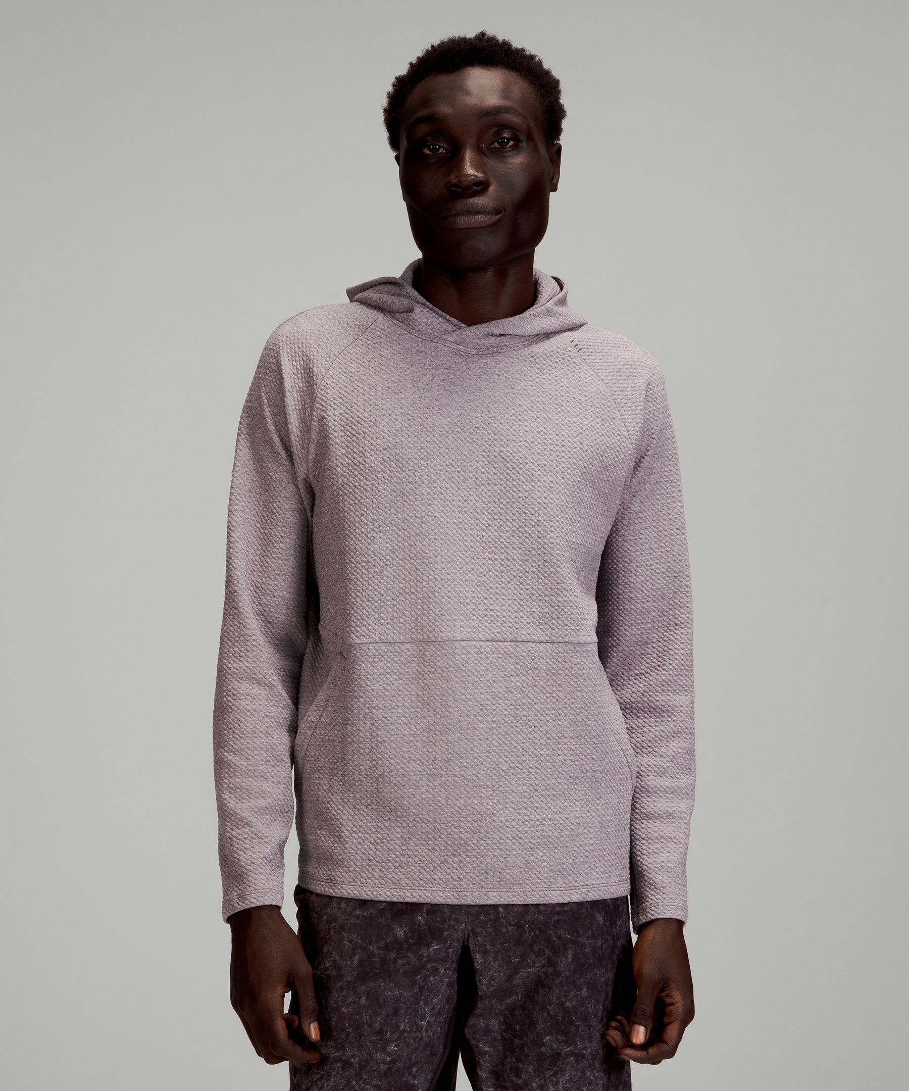 Lululemon At Ease Hoodie In Heathered Lunar Rock