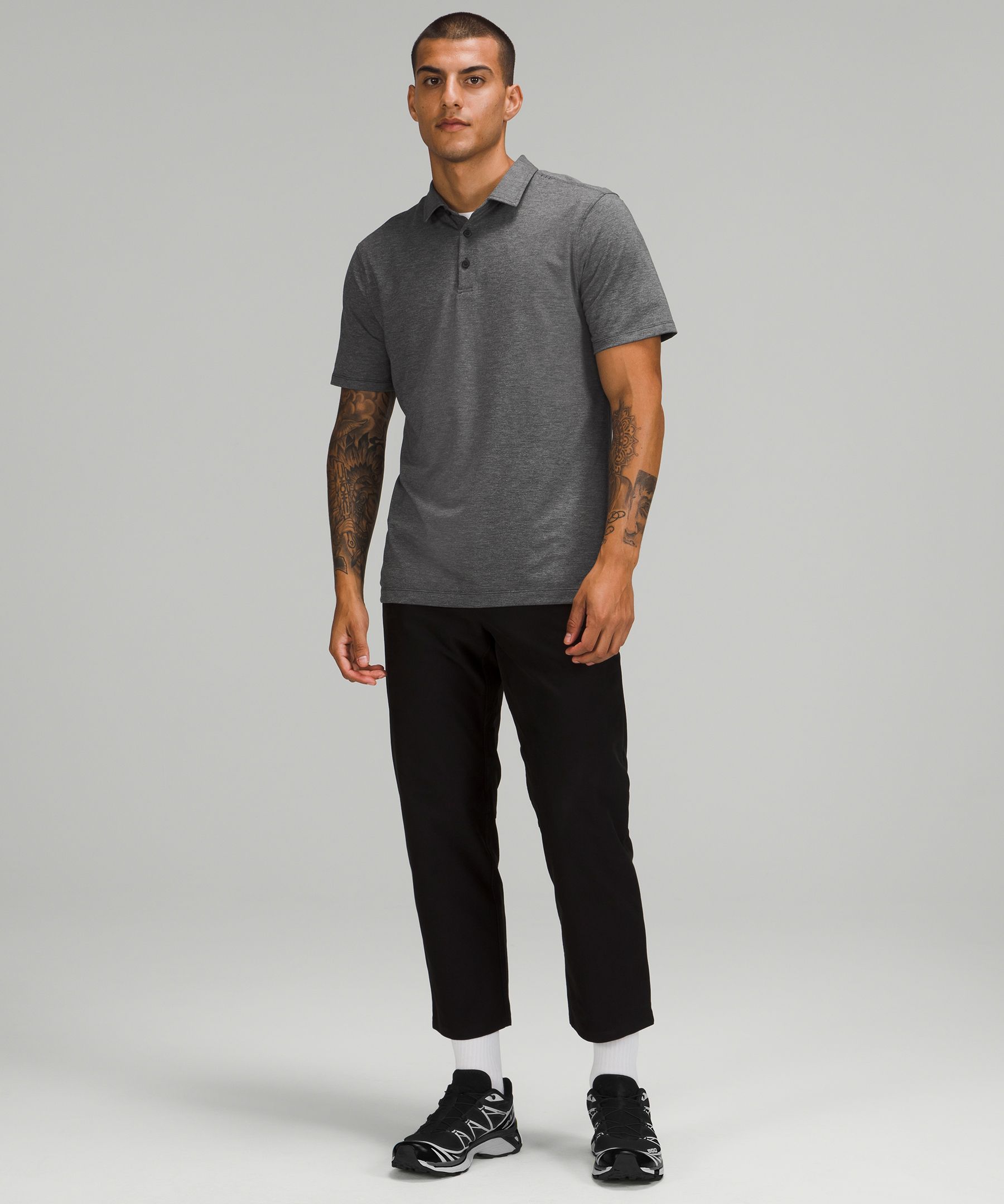 LULULEMON Quick Drying SS Polo at  Men's Clothing store