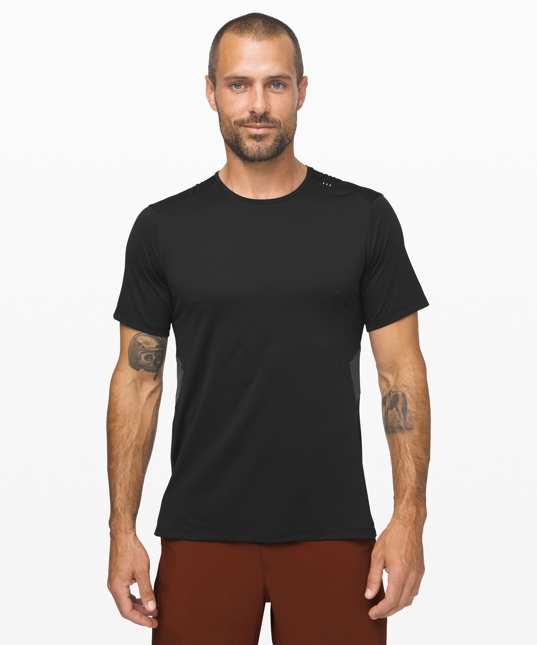 Lululemon Fast And Free Short Sleeve In Black