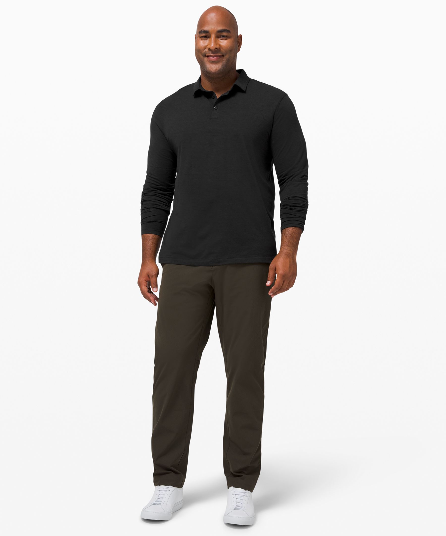 lululemon evolution long sleeve polo