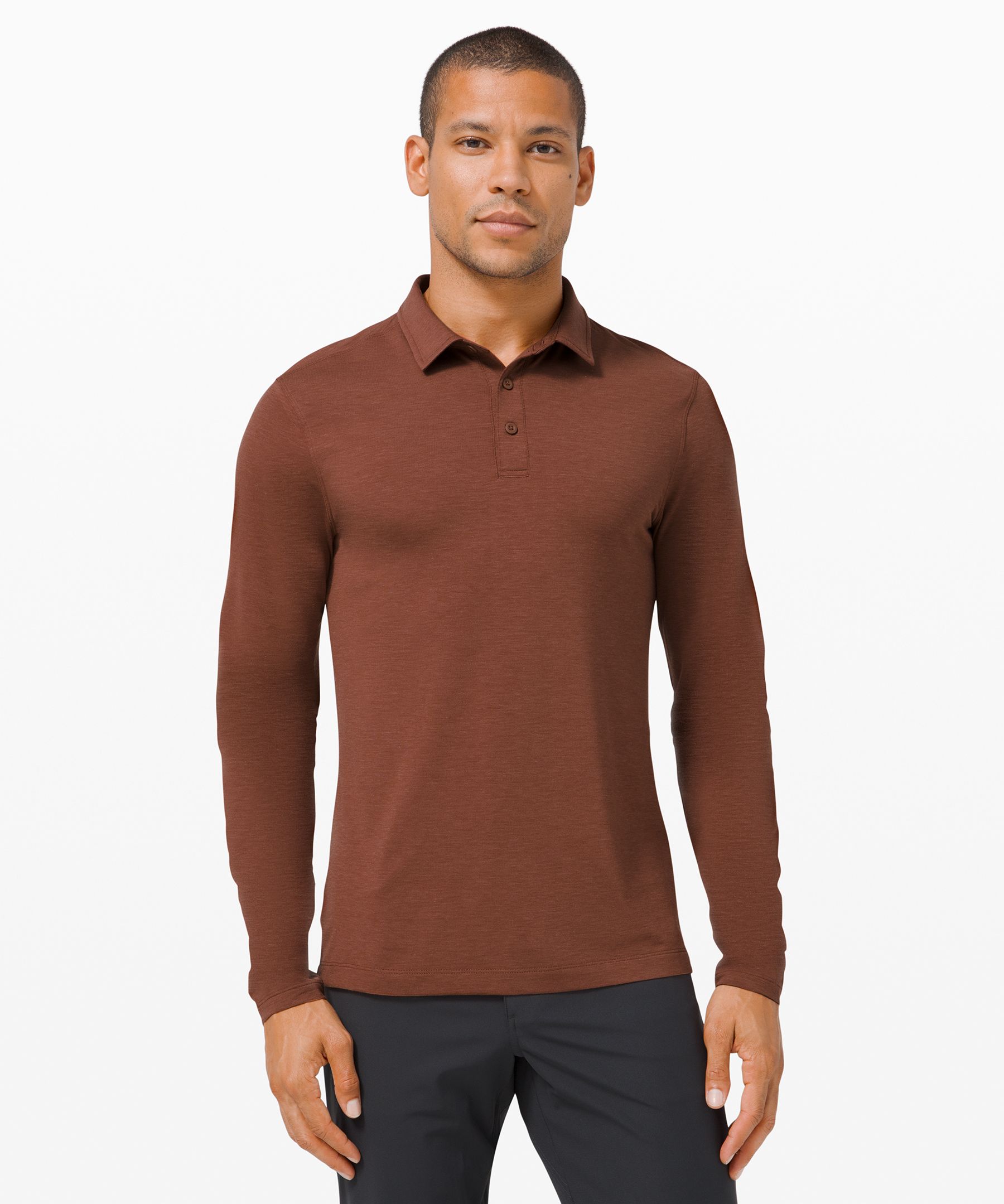 lululemon evolution long sleeve polo