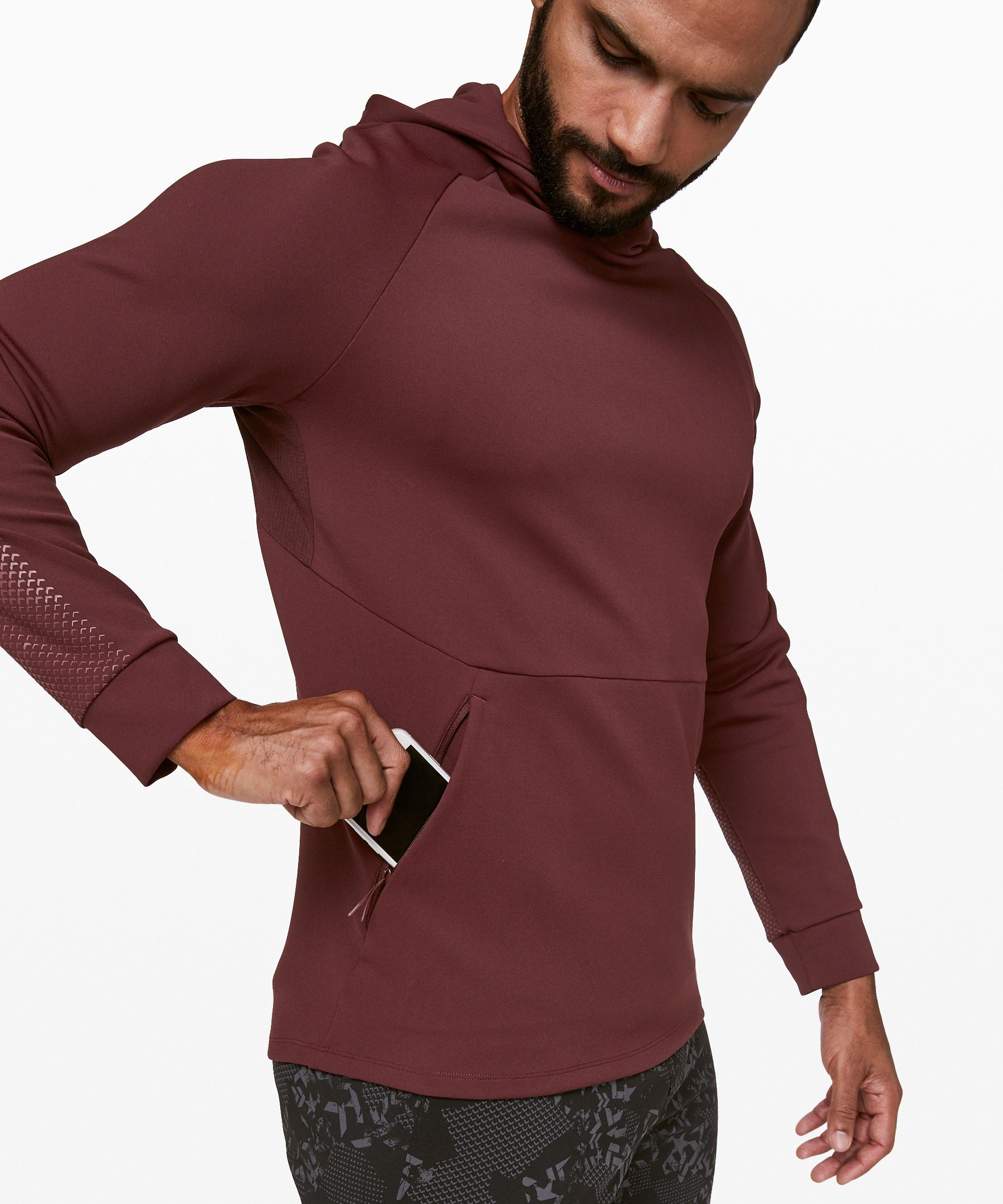 LULULEMON X BARRY'S BLK AIRWRAP HOODIE – Barry's Shop