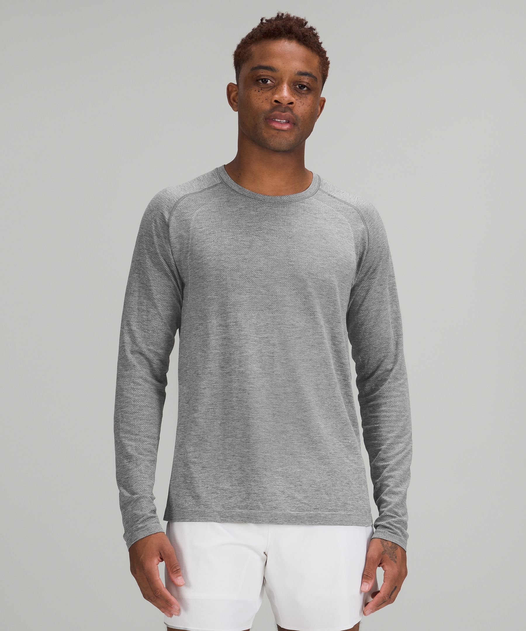 Metal Vent Tech Long Sleeve Shirt 2.0 In Grey