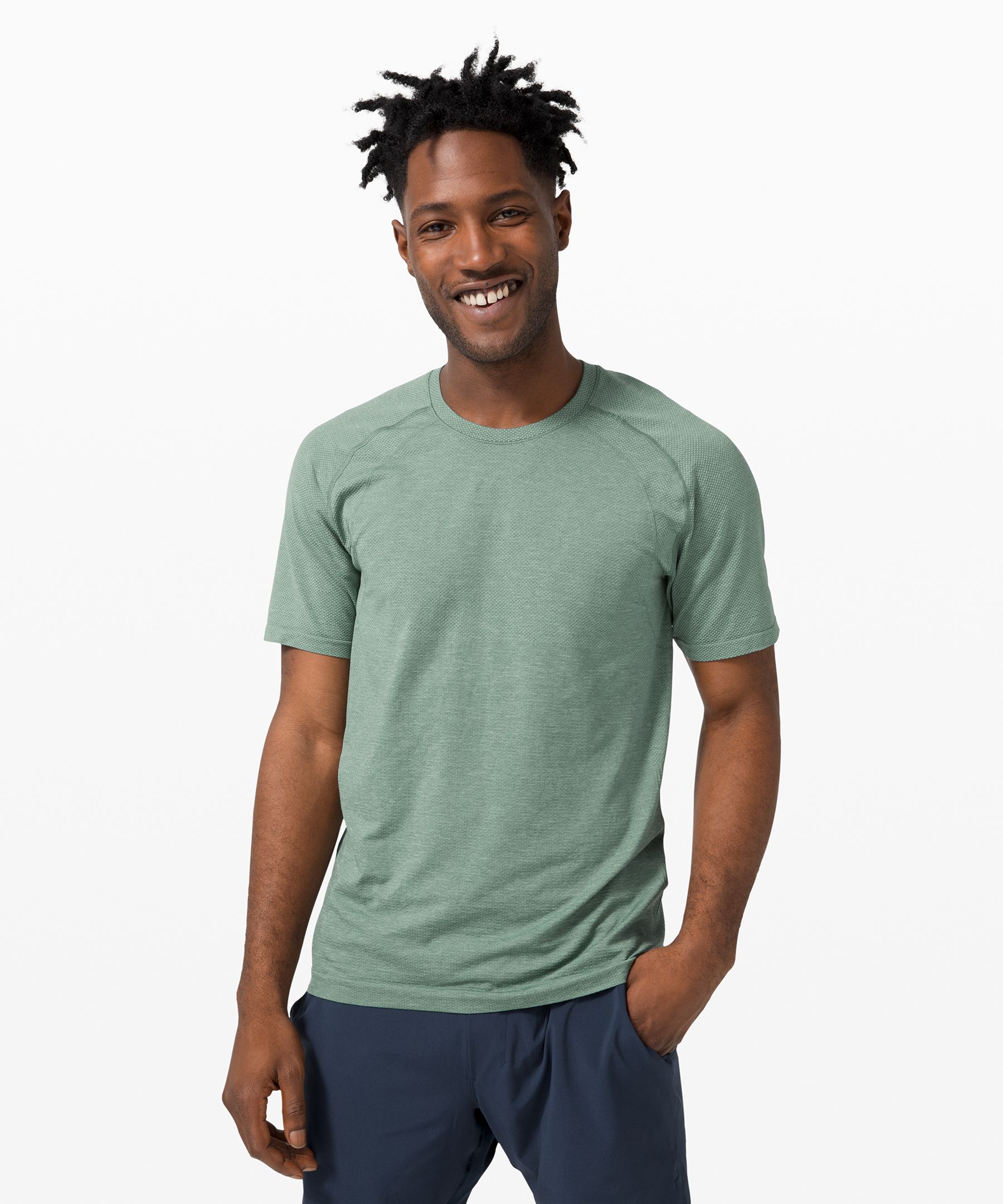 Lululemon Metal Vent Tech Short Sleeve Shirt 2.0 In Sea Water