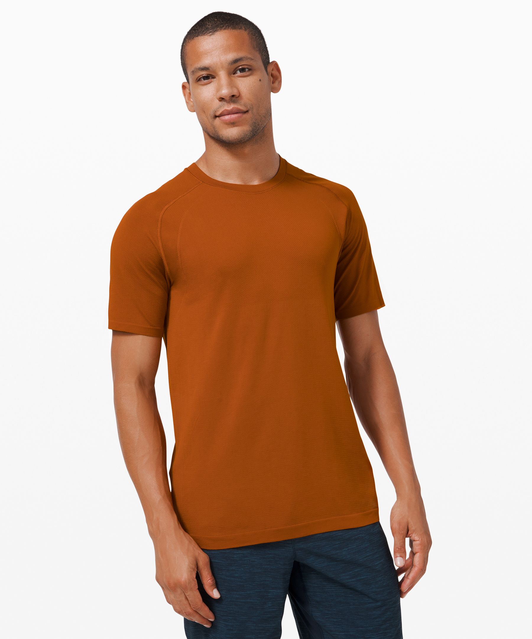 Lululemon Metal Vent Tech Short Sleeve 2.0 In Brown