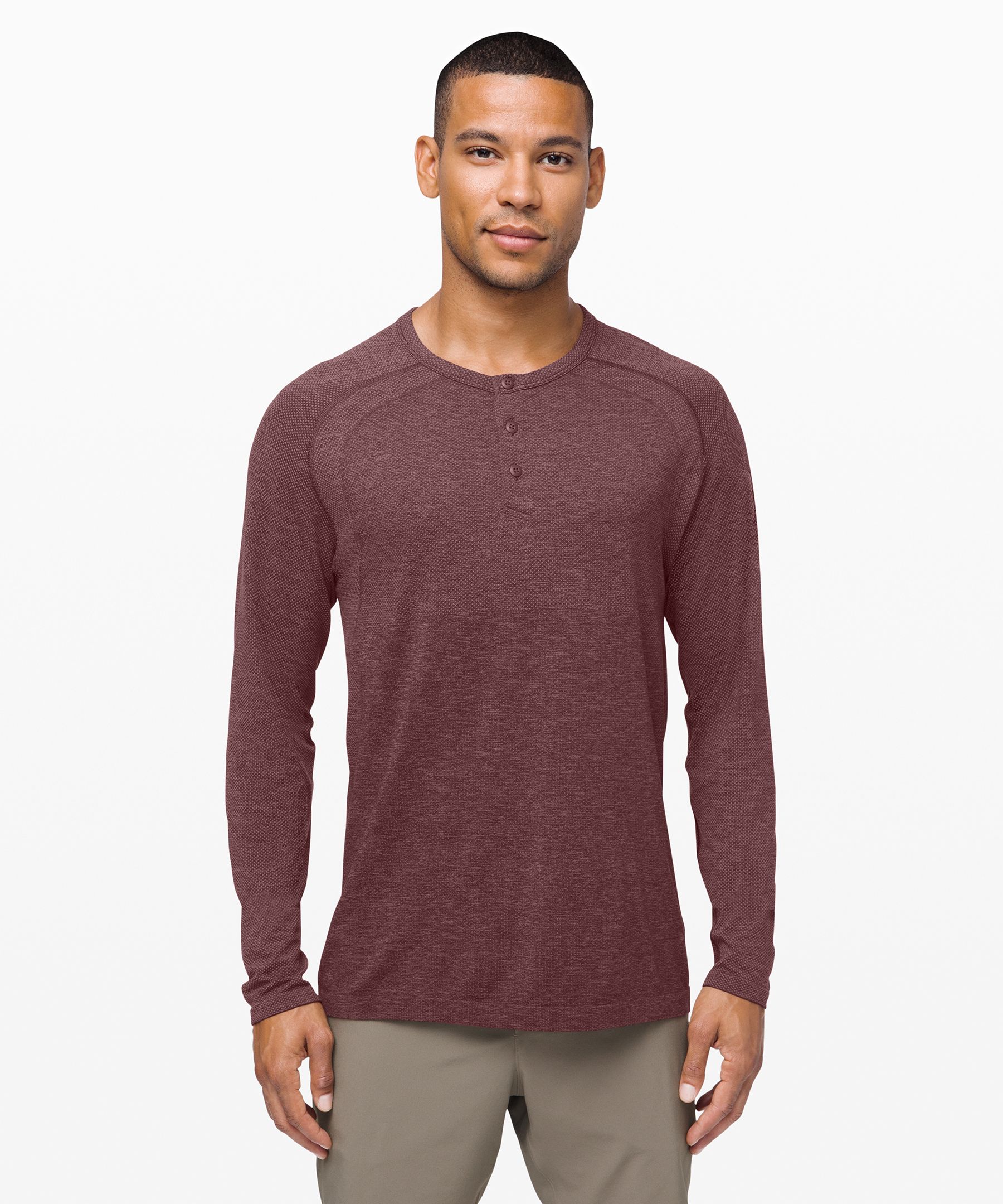 Lululemon men's best sale long sleeve henley