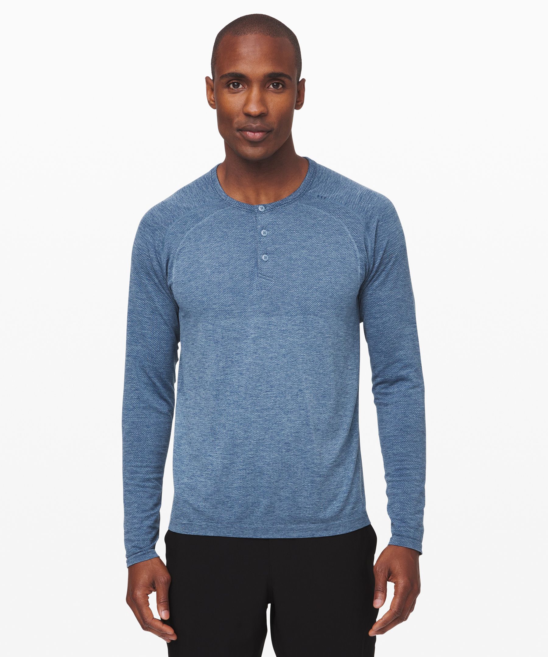 lululemon men's long sleeve henley