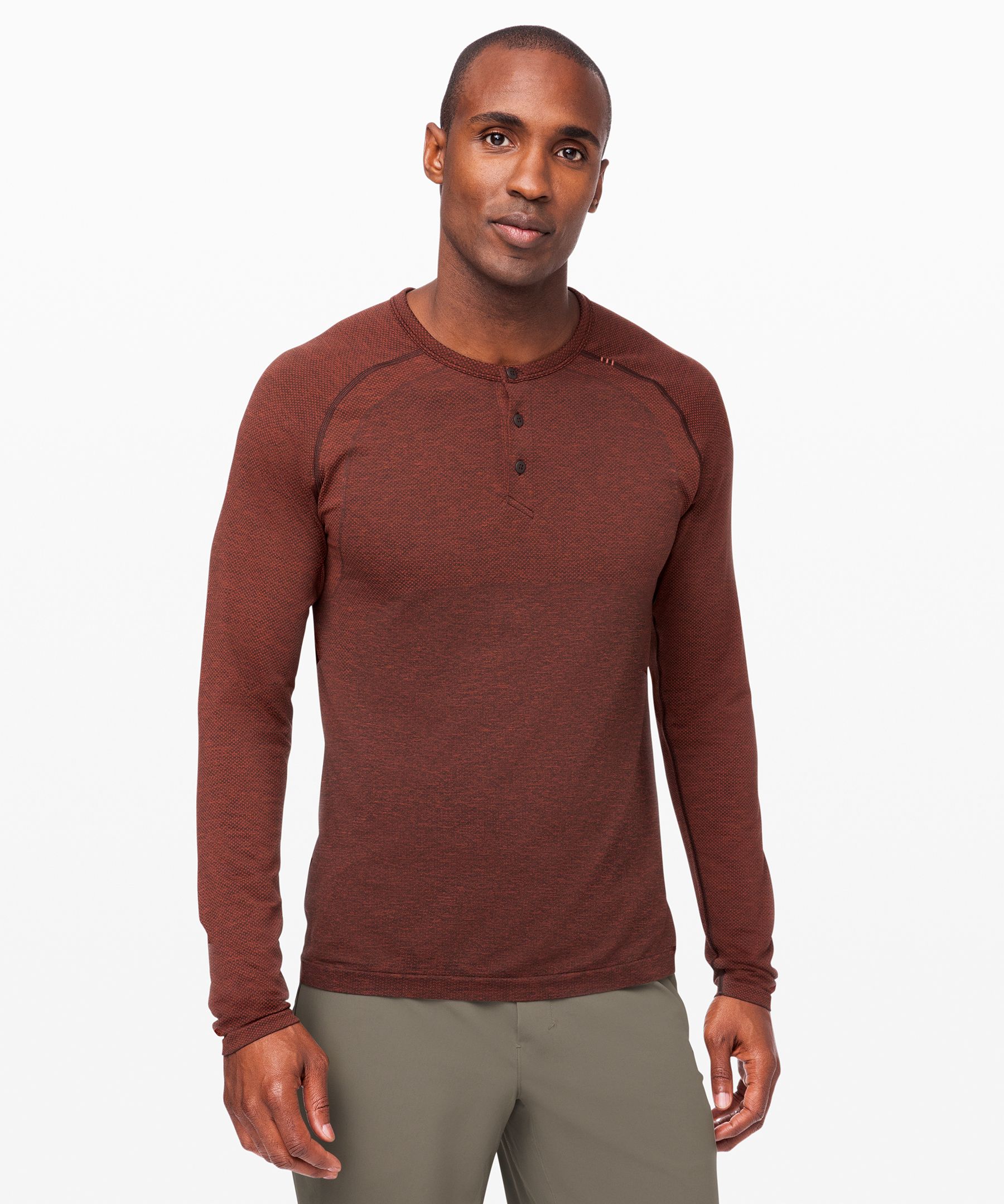 Lululemon henley long sleeve on sale