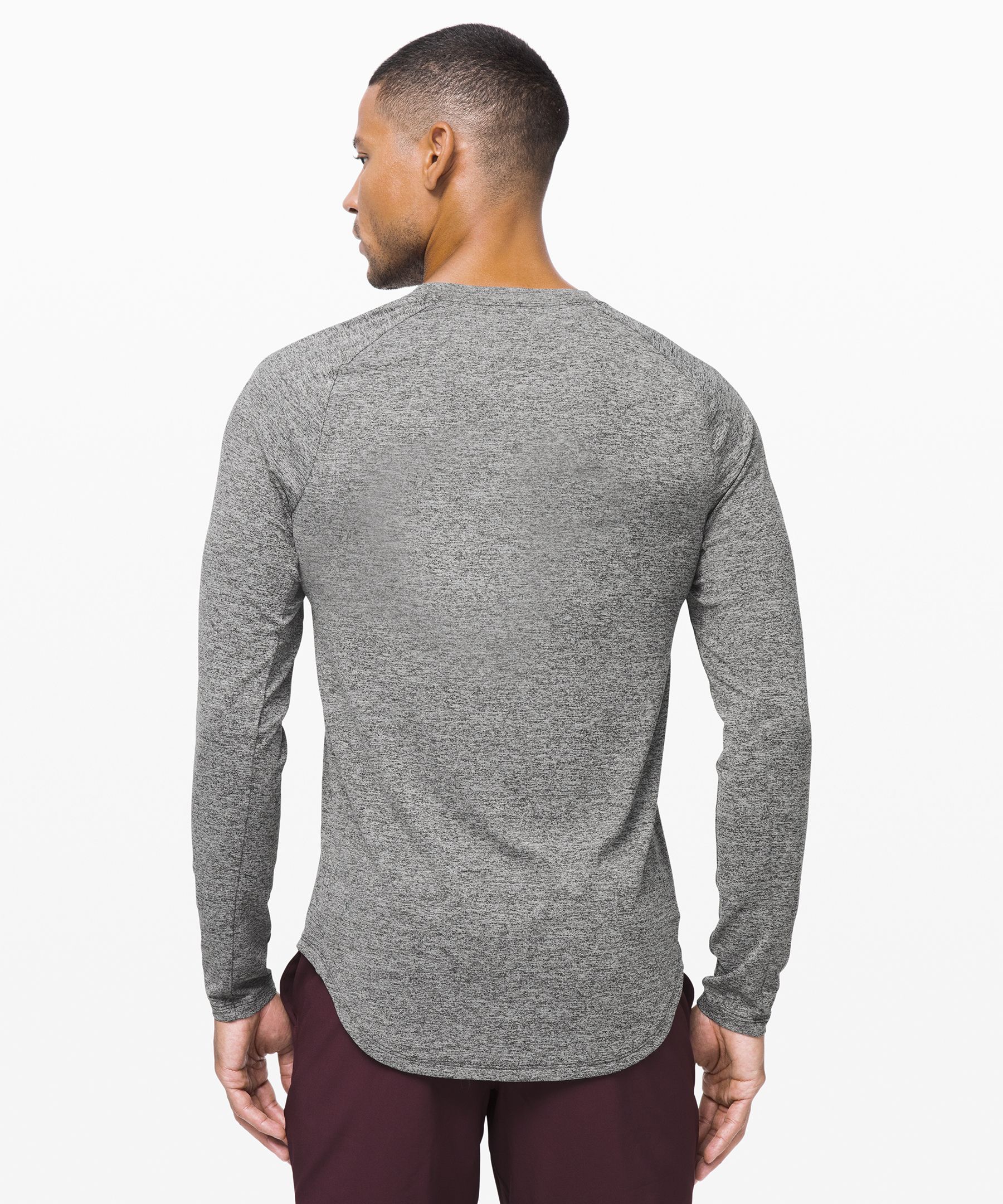 mesh long sleeve top men