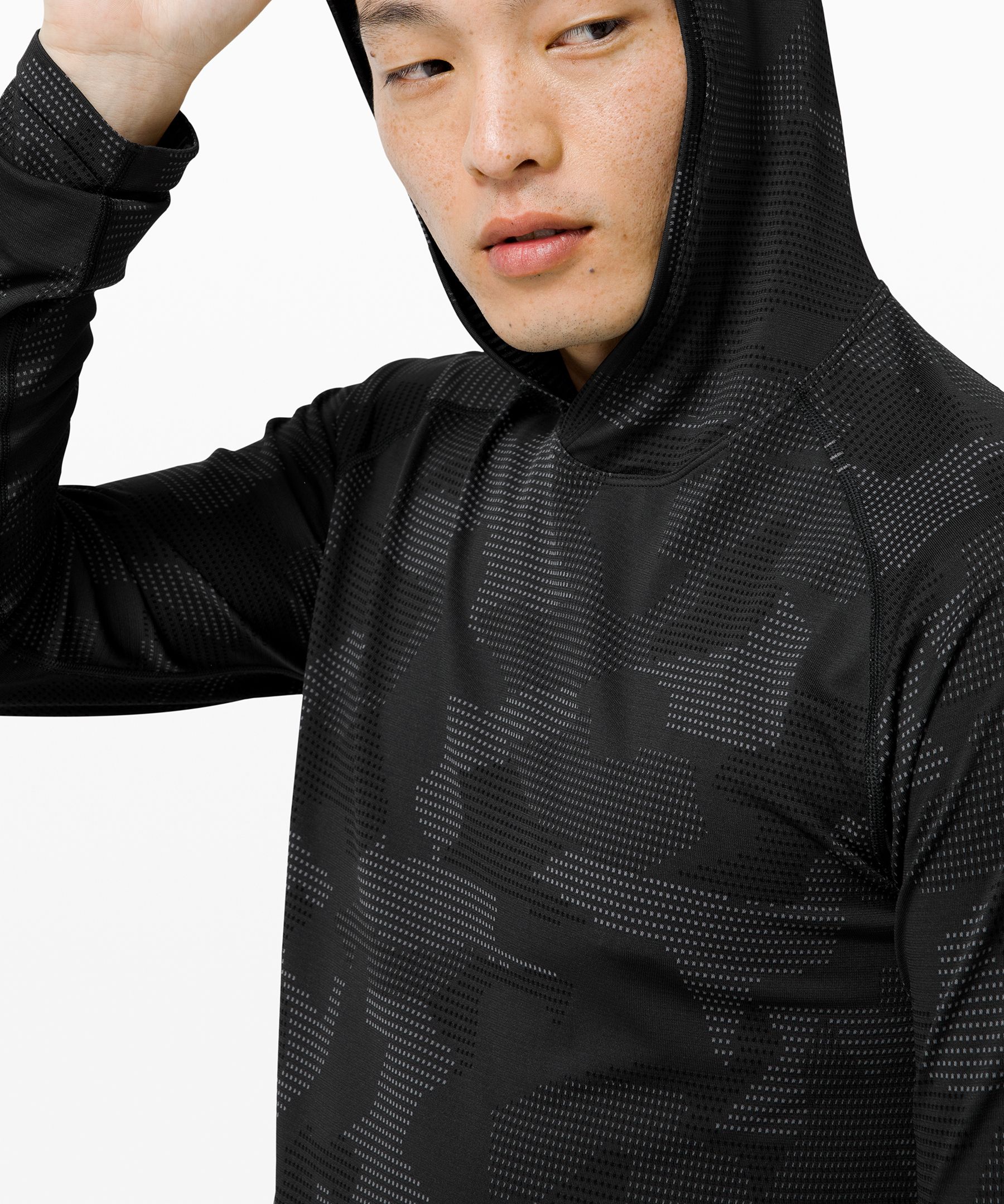 Metal Vent Tech Langarm-Hoodie