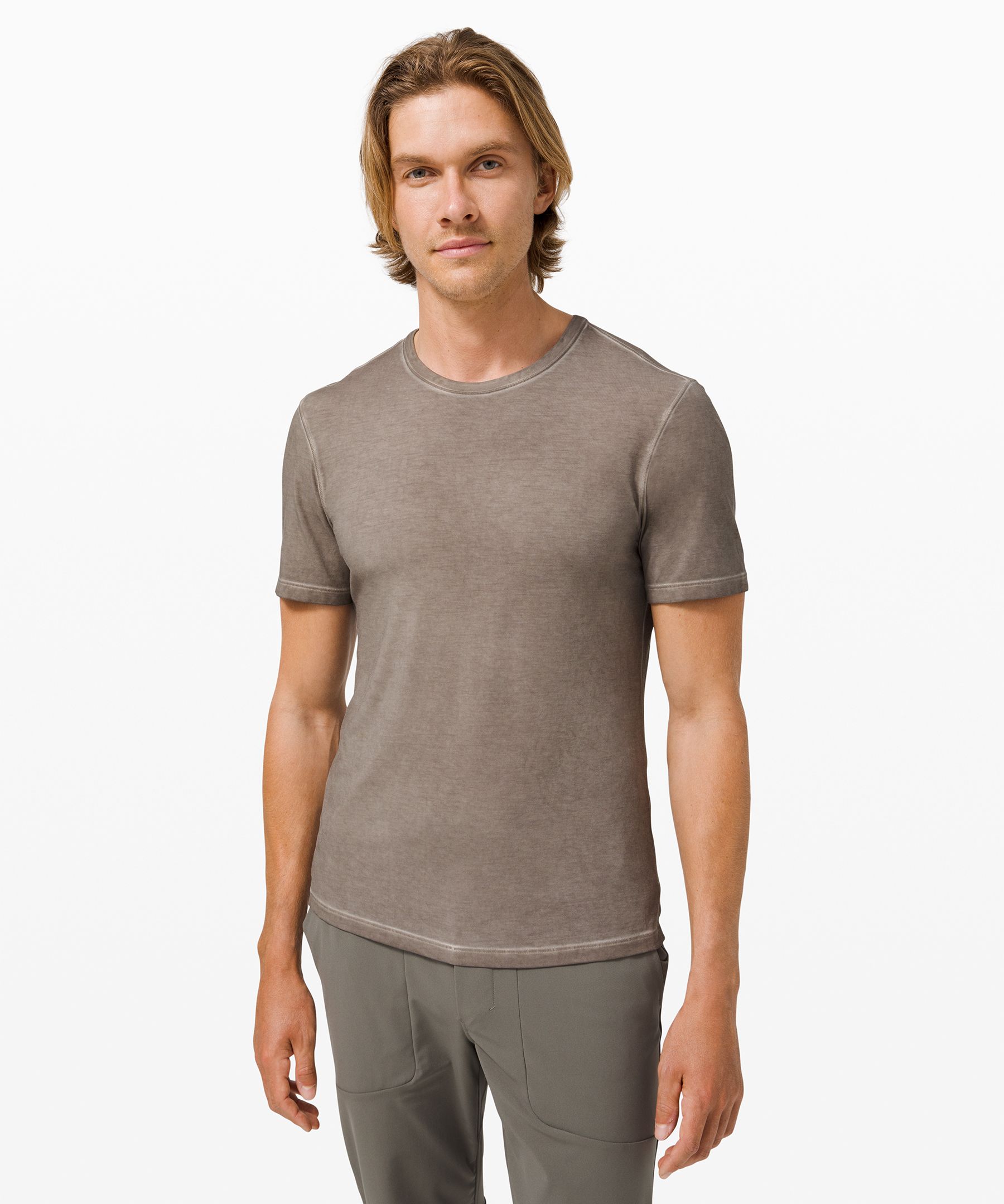 Lululemon 5 Year Basic T-shirt In Carbon Dust Sun Wash