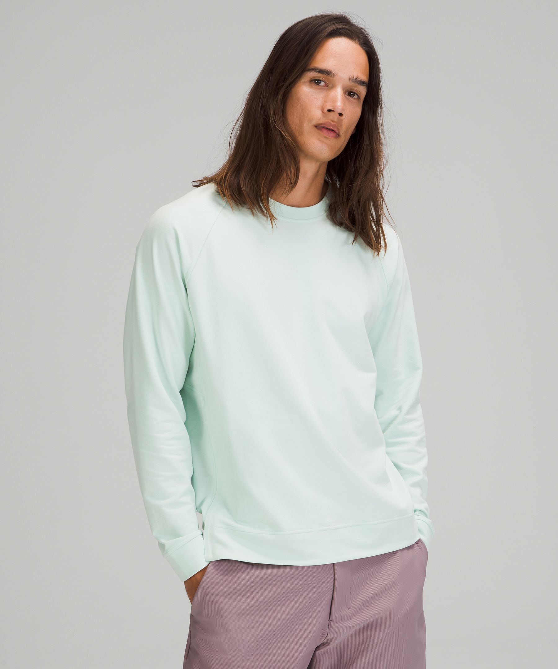 Lululemon City Sweat Crew In Delicate Mint