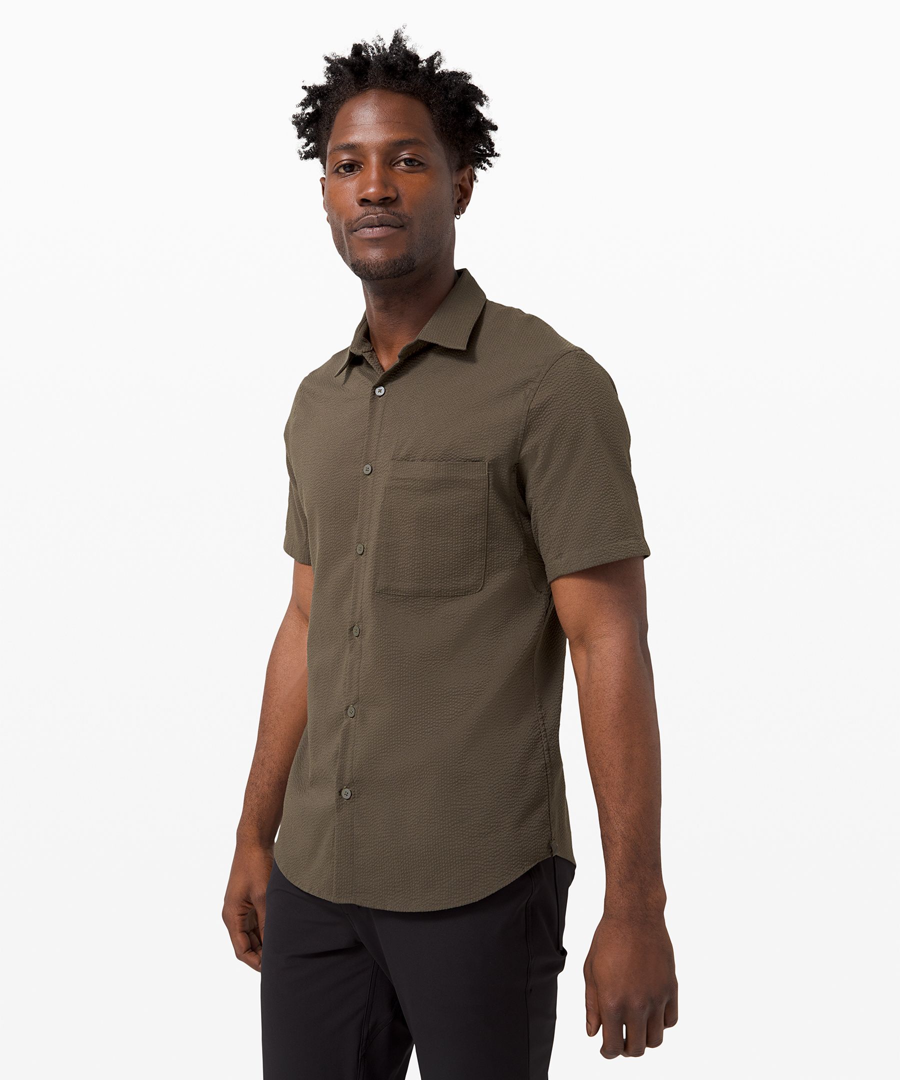 Lululemon Street Lite Short Sleeve Shirt In Green