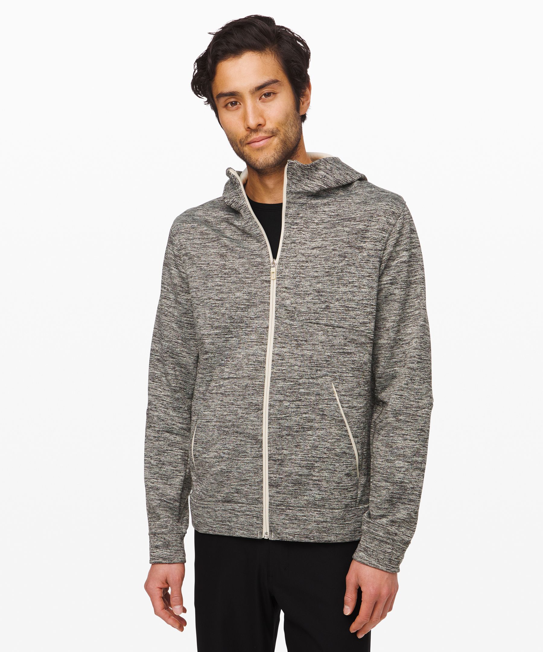 city sweat zip hoodie thermo