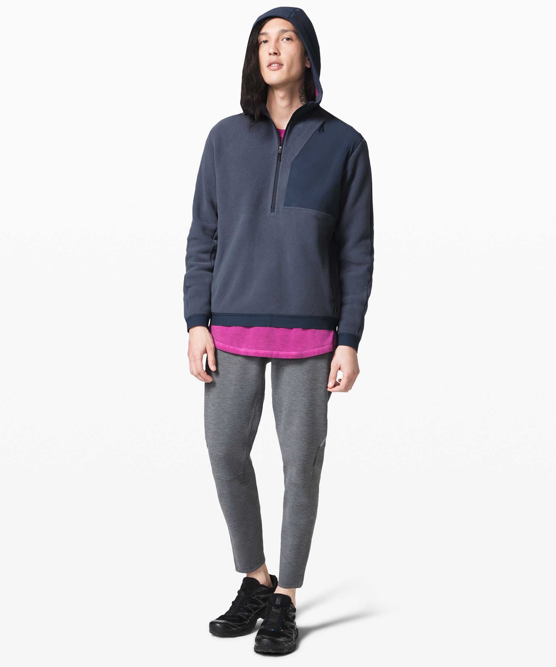 Nike hybrid half discount zip