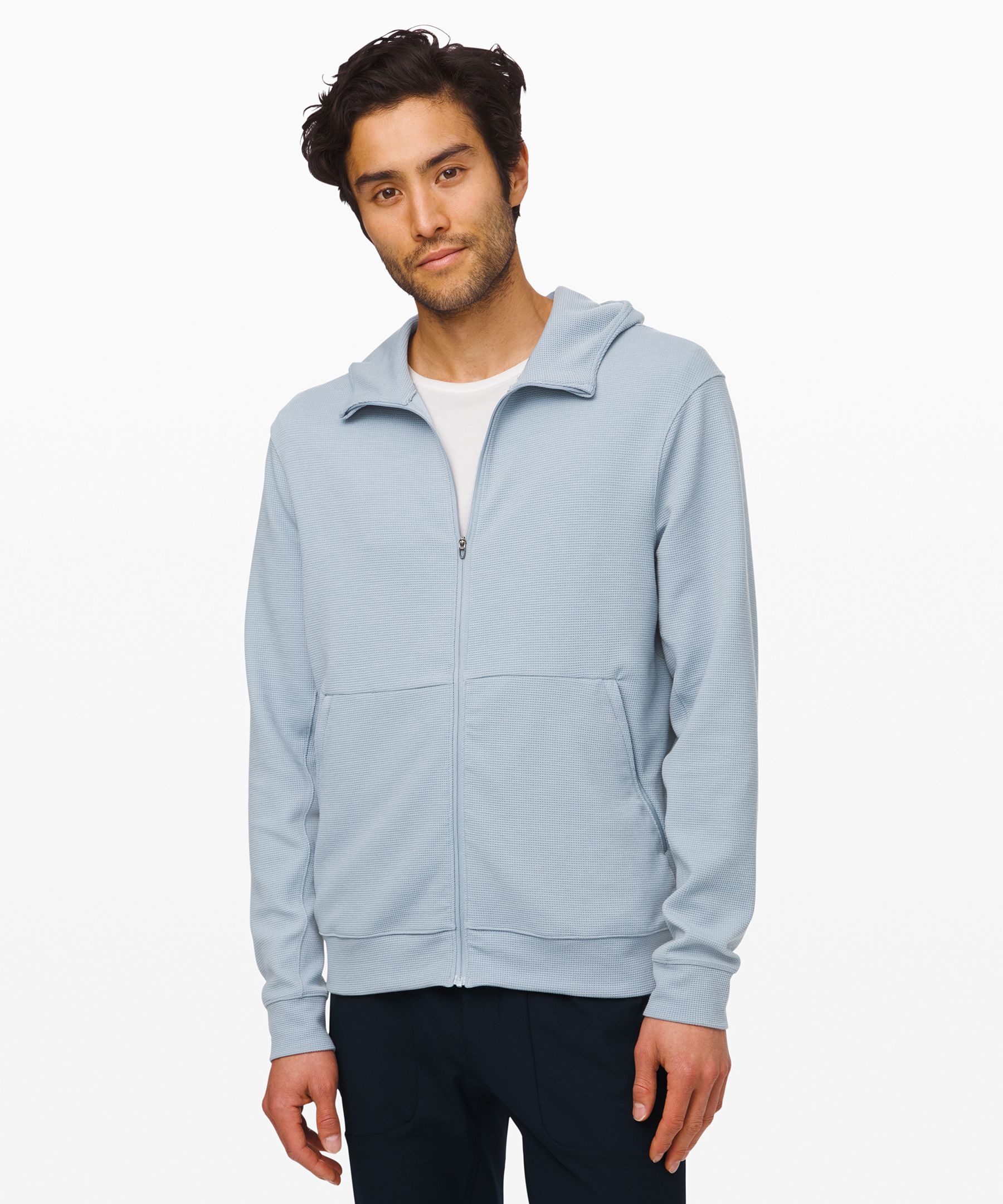 Shift Stitch Full Zip Hoodie