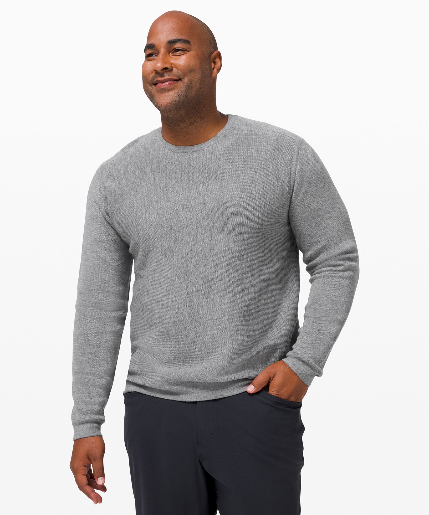 lululemon mens crew neck sweatshirt