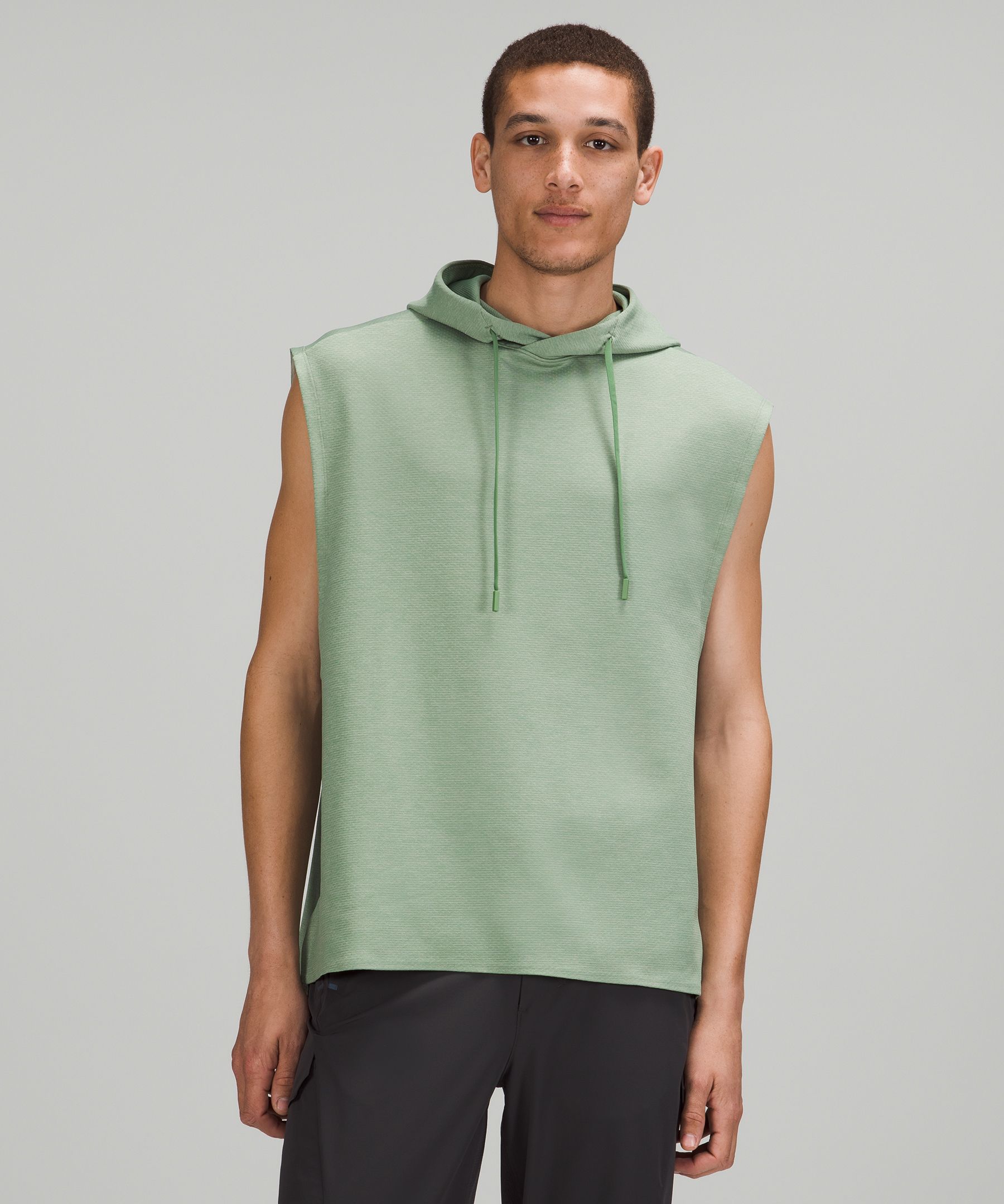 Relaxed Fit Sleeveless Hoodie