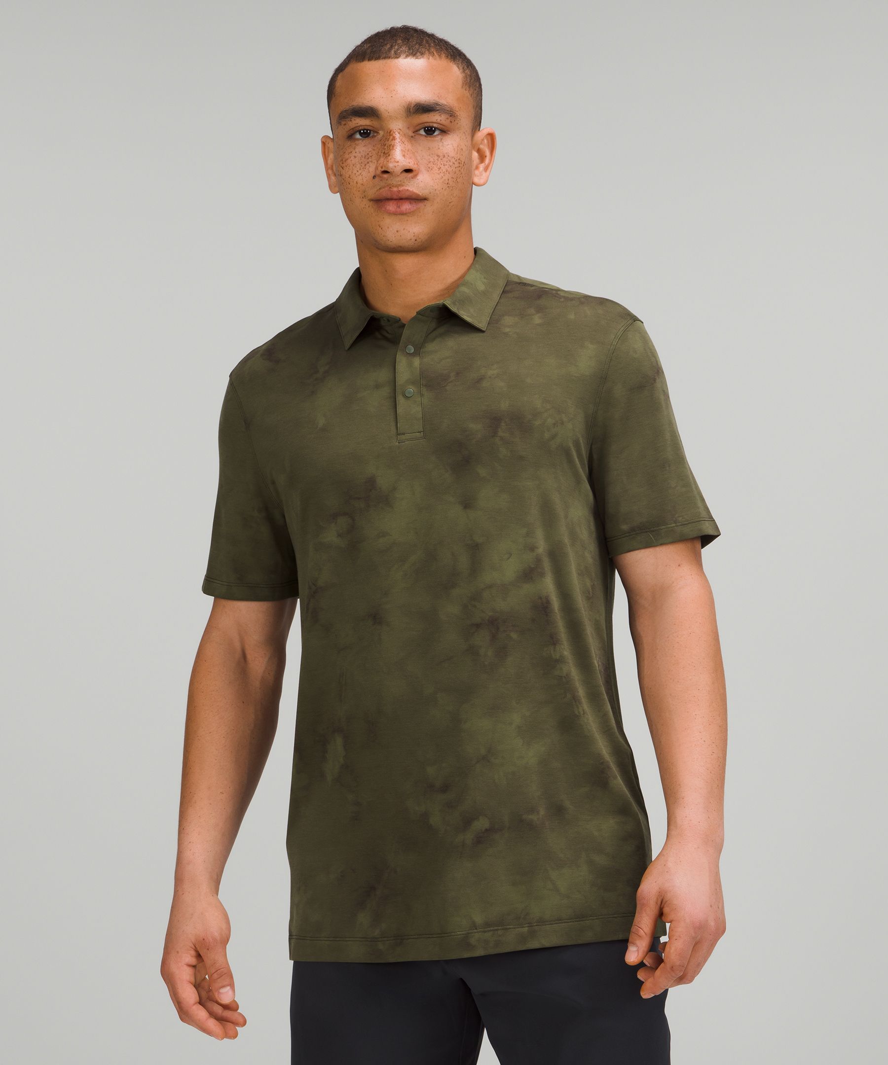 Lululemon Evolution Short Sleeve Polo Shirt In Green