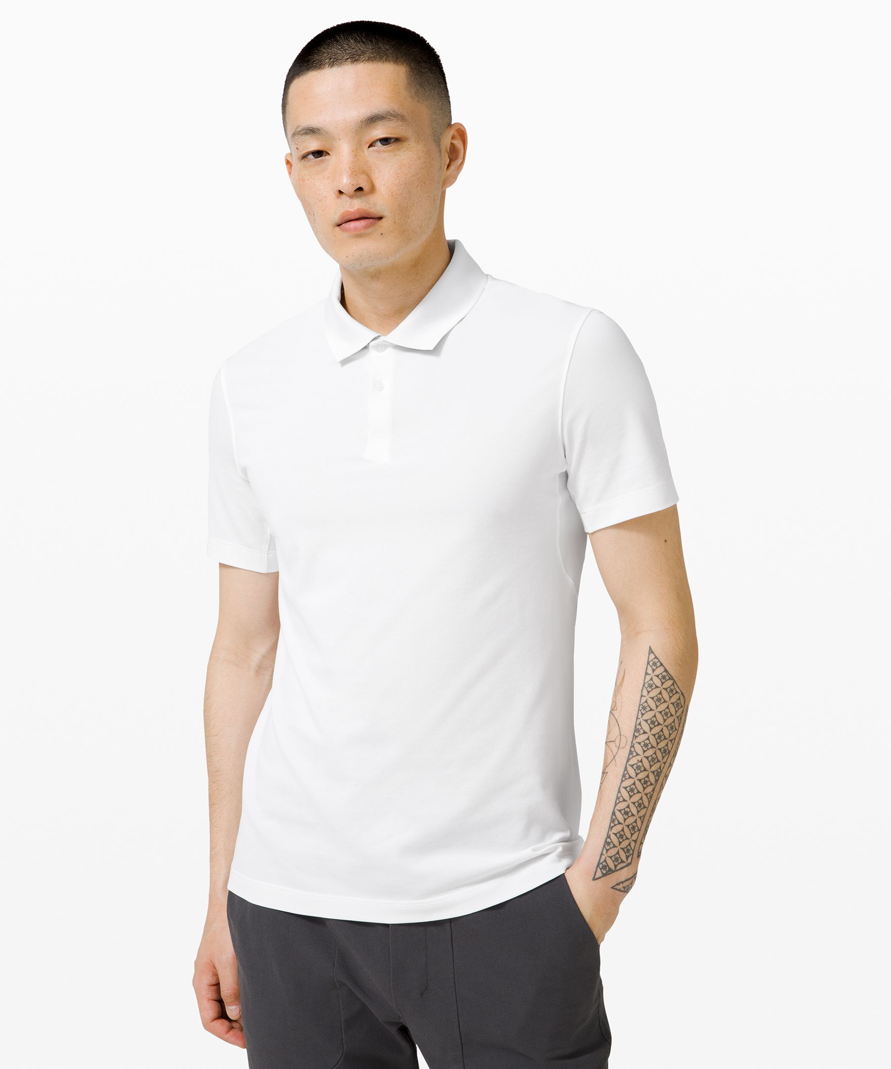 tech pique polo lululemon