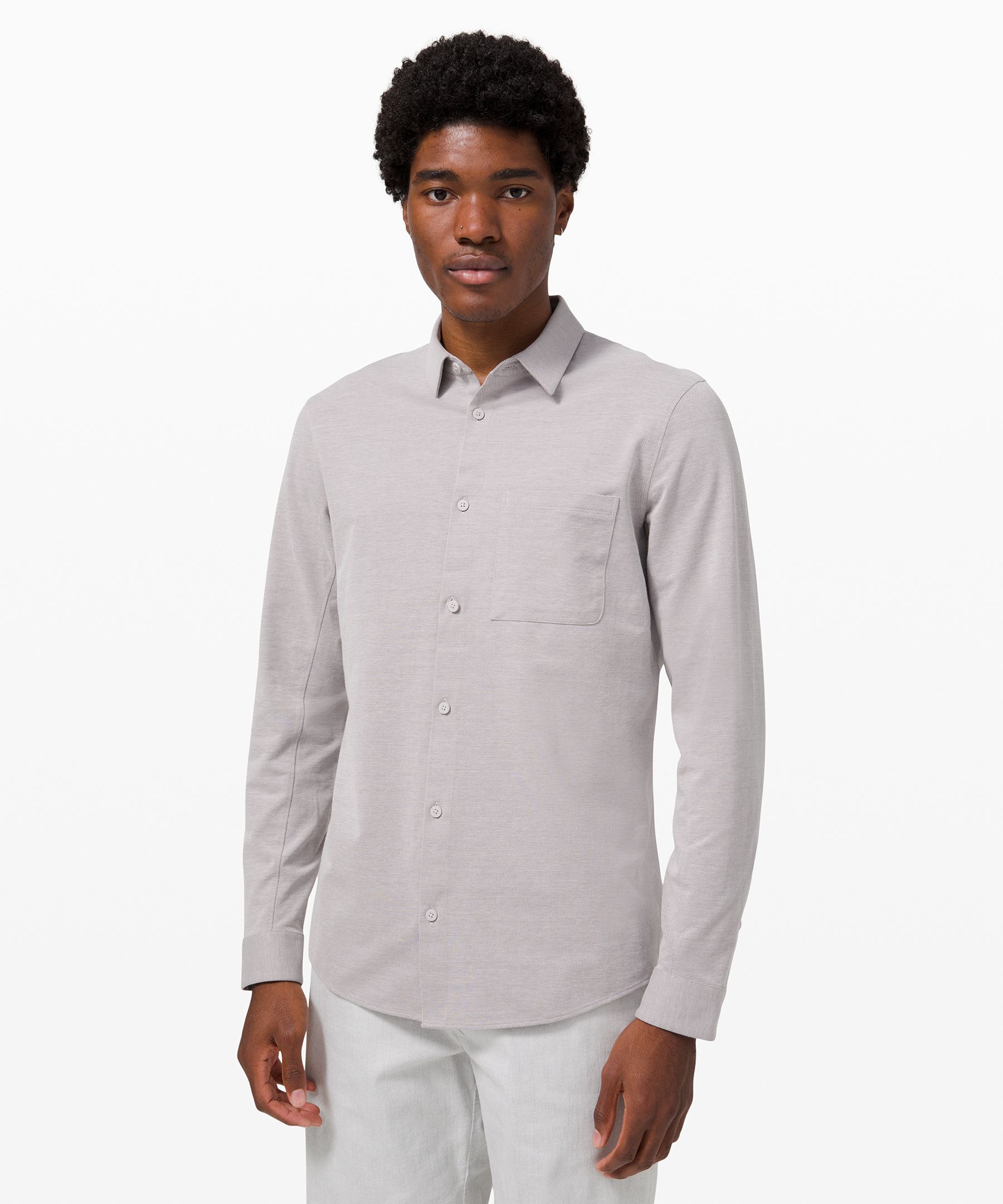 lululemon gray long sleeve shirt