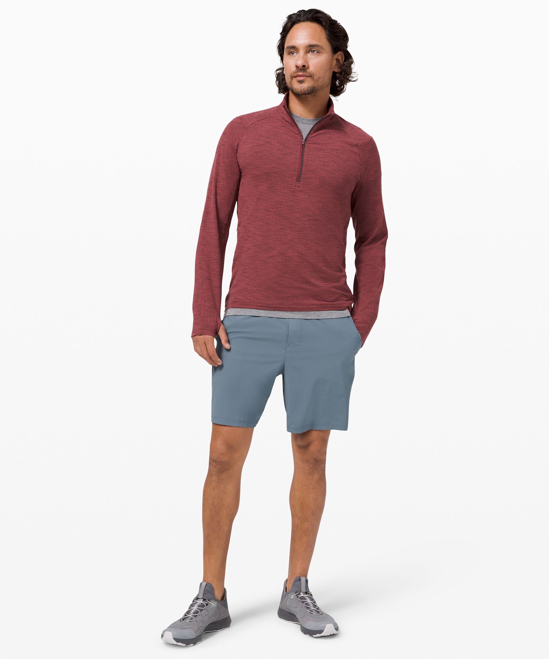 lululemon Surge Warm Half Zip at  Men's Clothing store