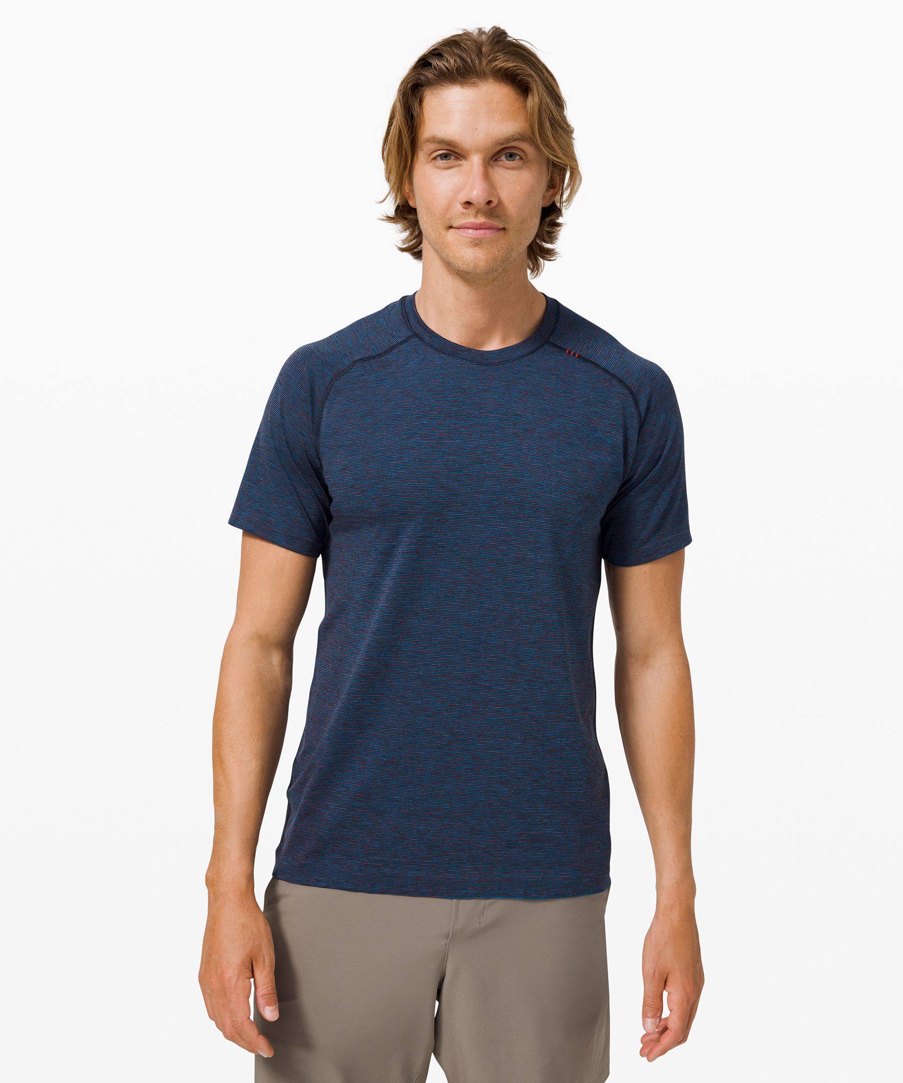 Lululemon Metal Vent Tech Short Sleeve 2.0 In Navy