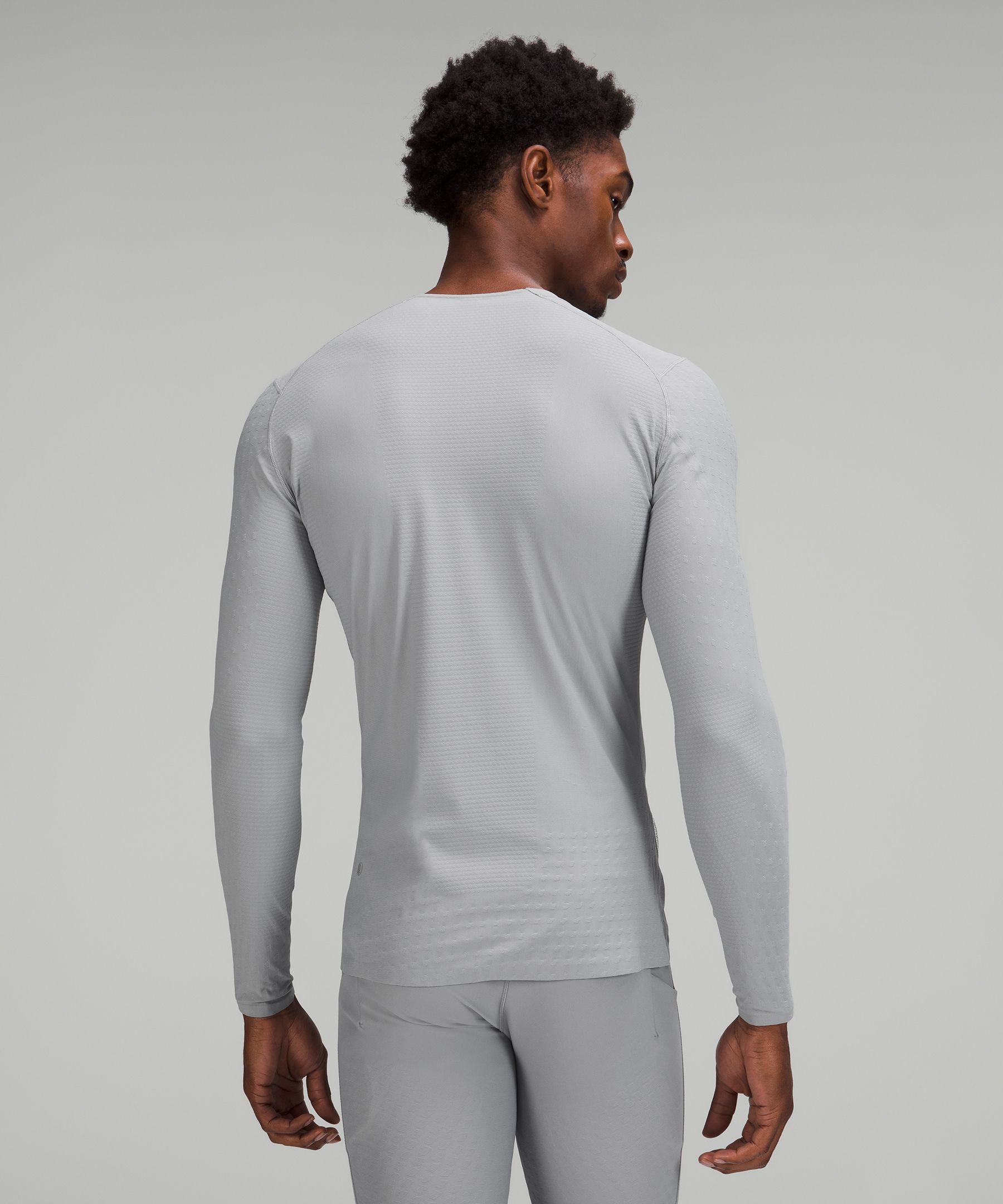 Lululemon athletica SenseKnit Running Long-Sleeve Shirt, Men's Long Sleeve  Shirts