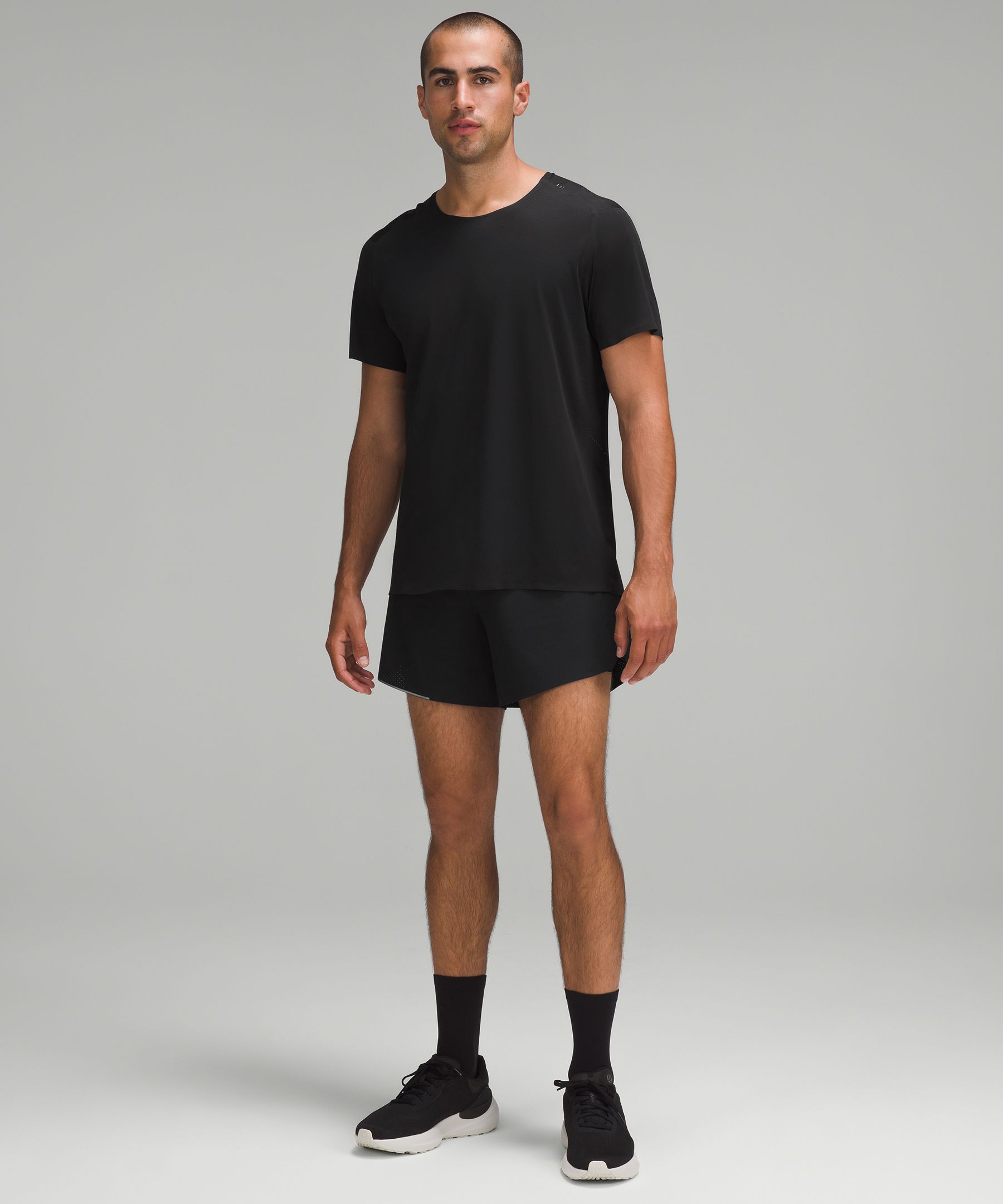 Buy Lululemon Relaxed Mesh Pocketed Short Sleeve Shirt Black