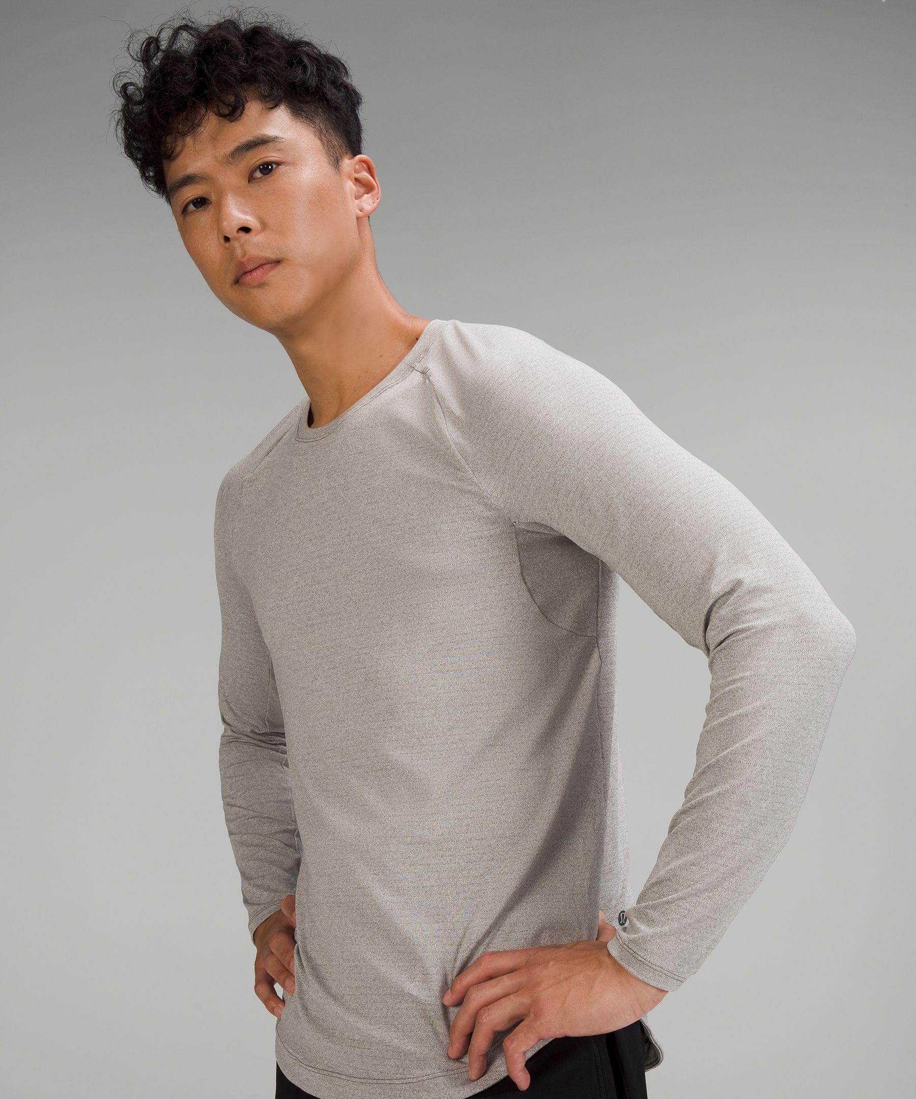 Lululemon Drysense Training Long Sleeve Shirt - Heathered Deep