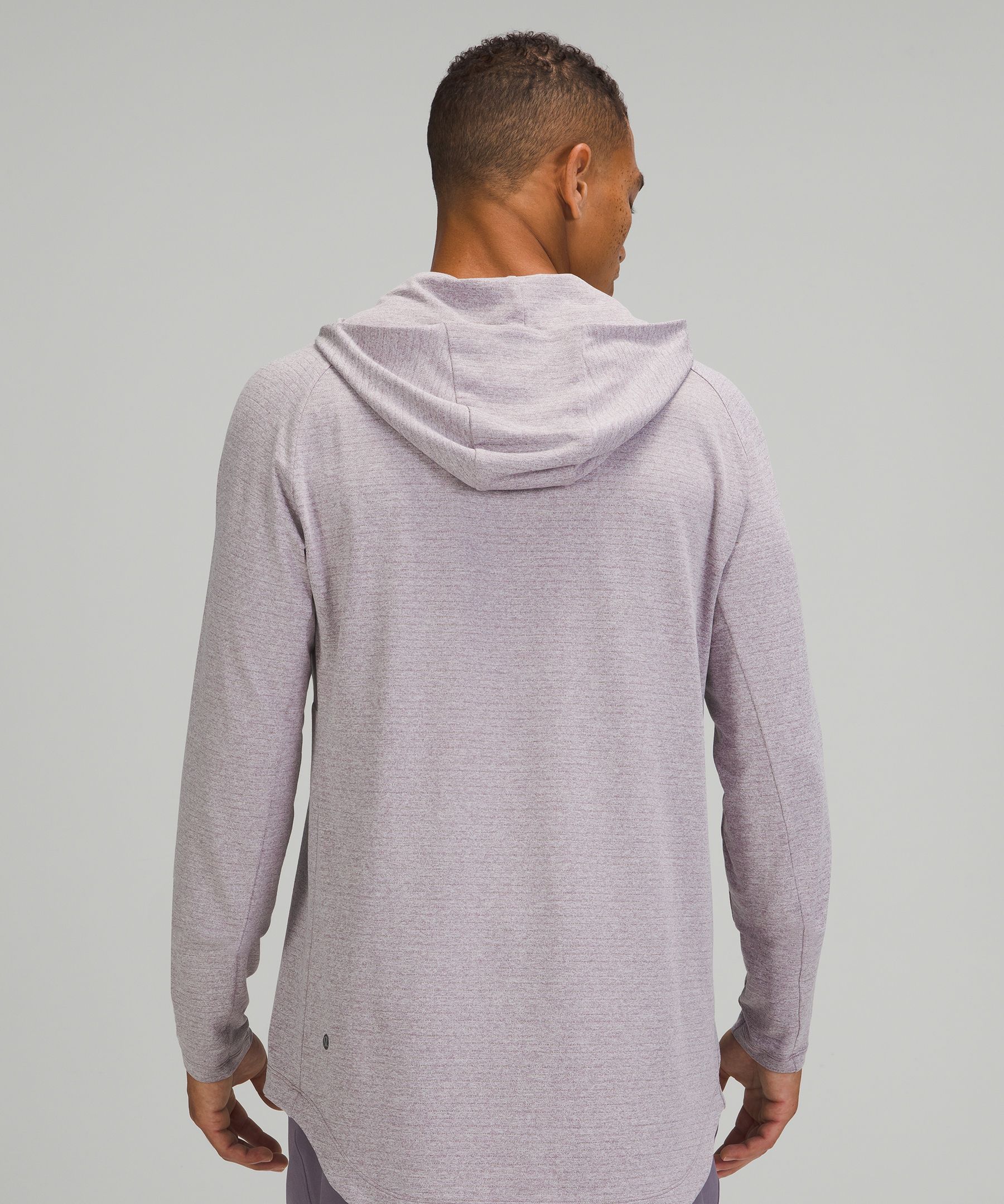 Lululemon Scuba Half-zip Cotton-blend Hoody In Moonlit Magenta