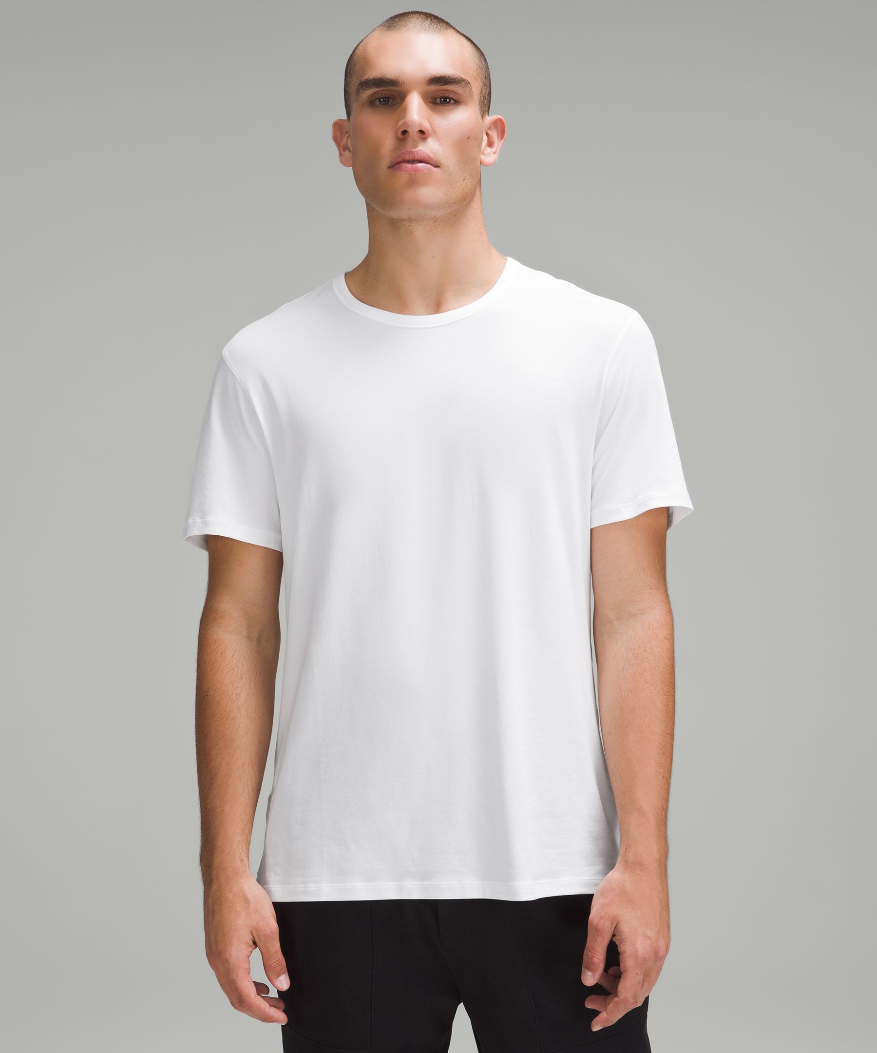 Lululemon T-Shirts Outlet Online Shop - Grey Sage The Fundamental T Mens