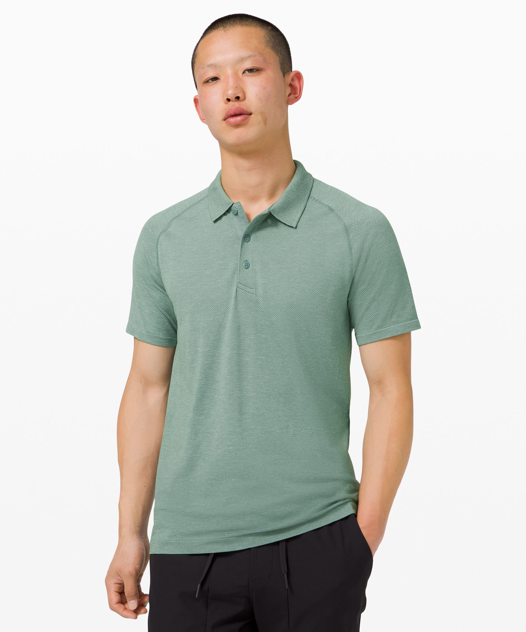 Lululemon Metal Vent Tech Polo Shirt 2.0 In Green