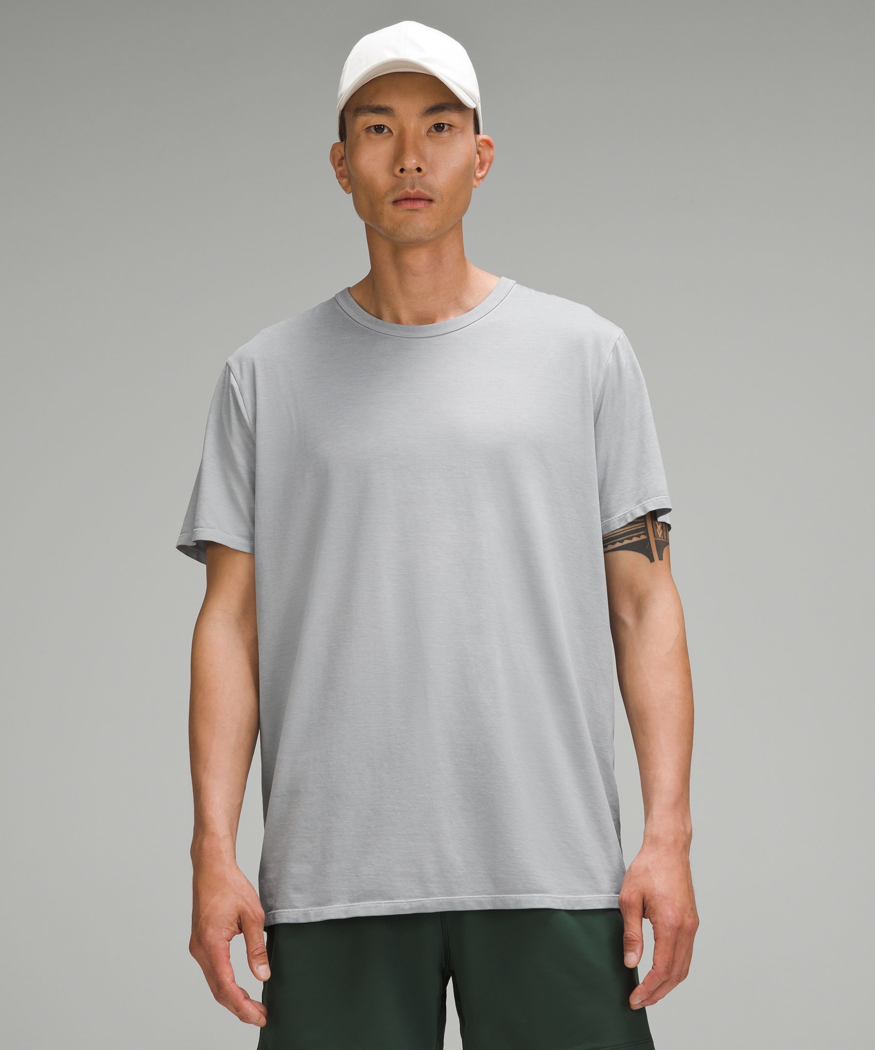 Lululemon Athletica Gray Active T-Shirt Size 10 - 37% off