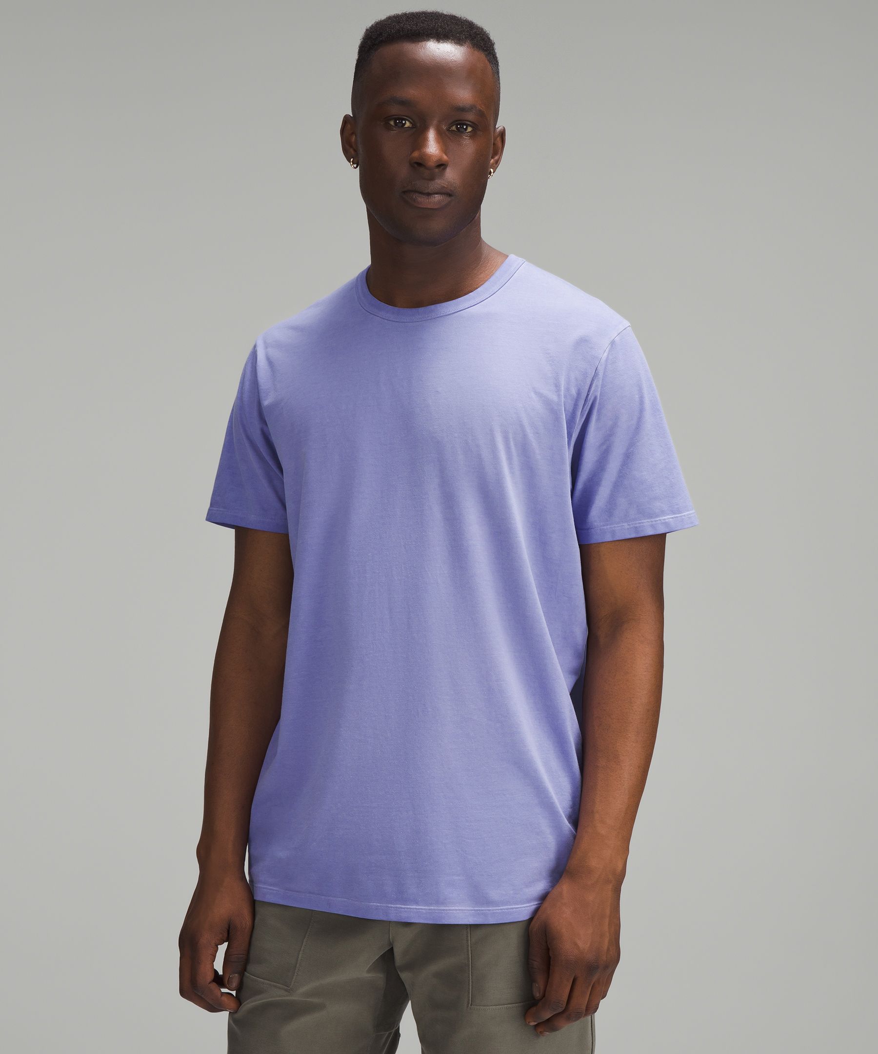 Lululemon The Fundamental T-shirt In Breeze Dye Green Twill