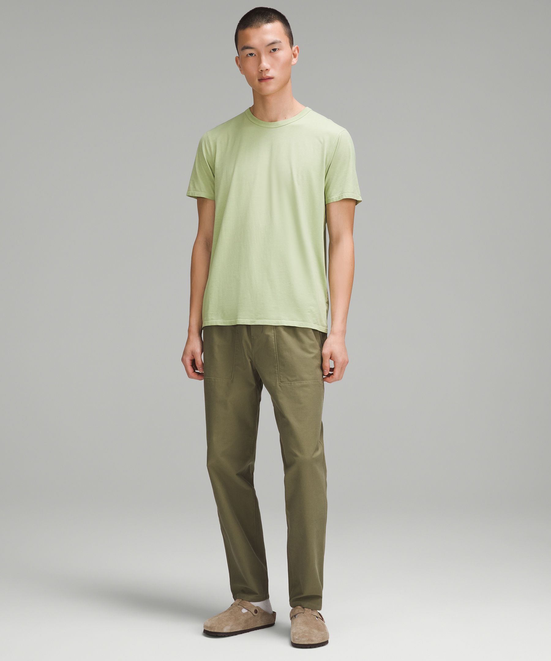 Lululemon The Fundamental T-shirt In Rainforest Green