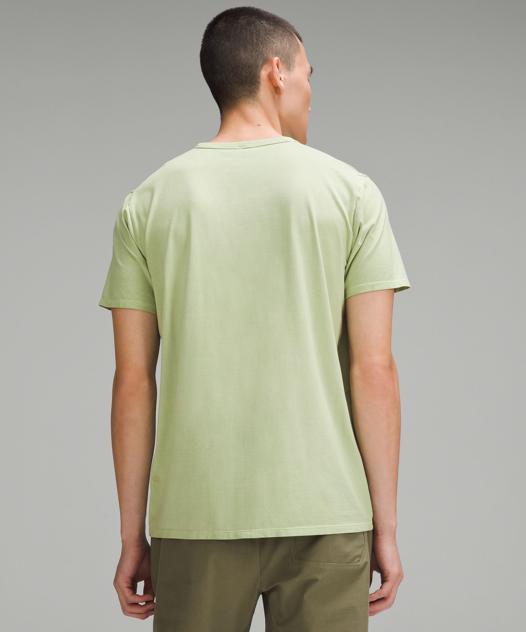 Lululemon Mens Emerald Bright Kelly Green T-shirt Technical Shirt Top 125