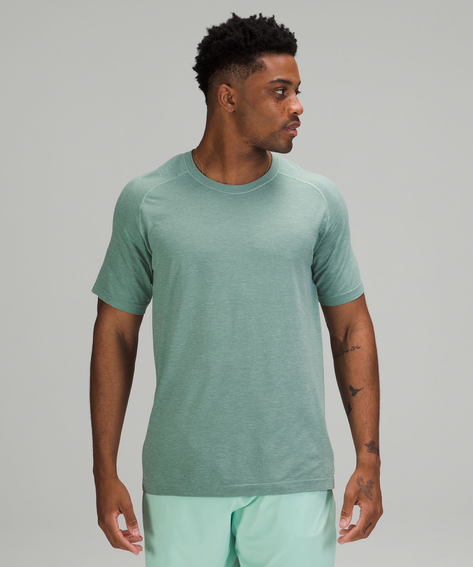 Lululemon Metal Vent Tech Short Sleeve Shirt 2.0 In Wild Mint/tidewater Teal